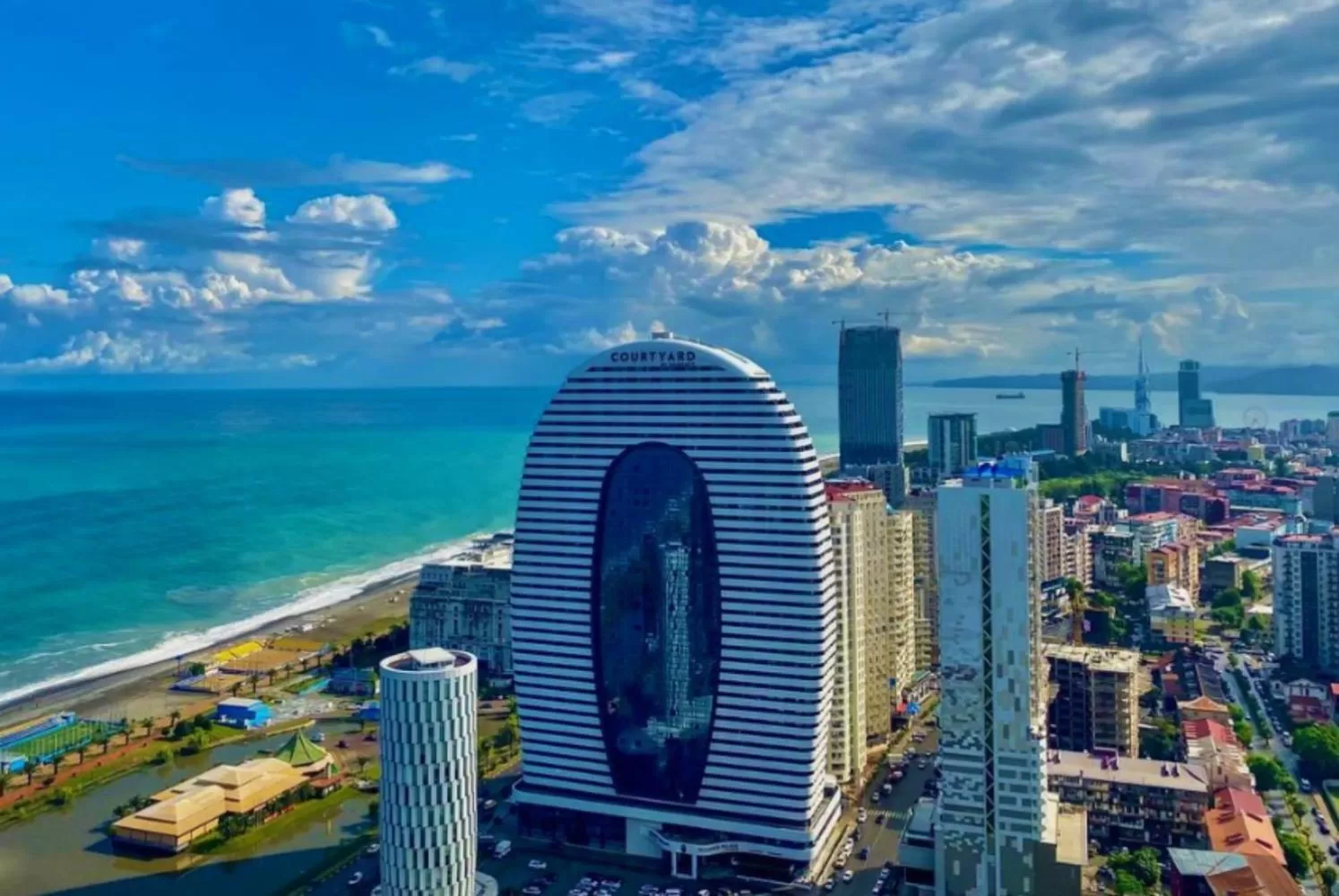 City view in Orbi City Sea Line Aparthotel