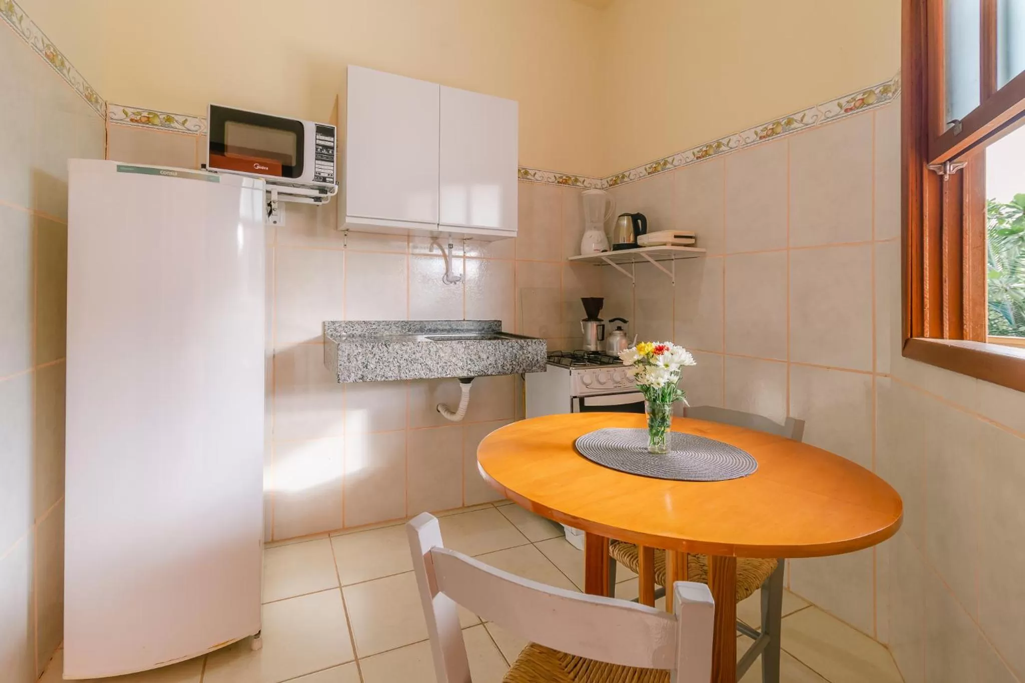 Kitchen or kitchenette in Pousada Chaday