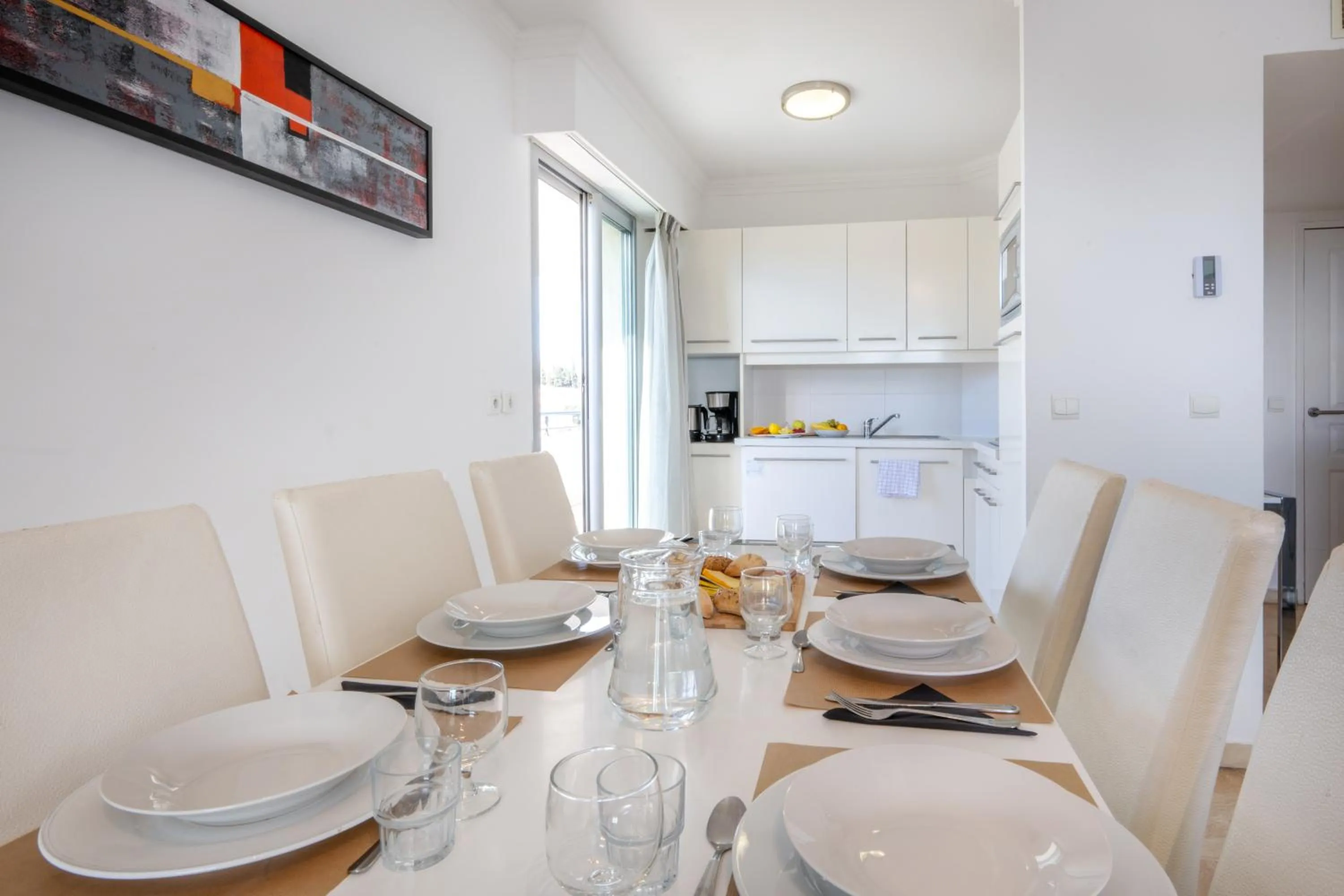 Kitchen or kitchenette in Nemea Appart Hotel Le Lido Cagnes sur Mer