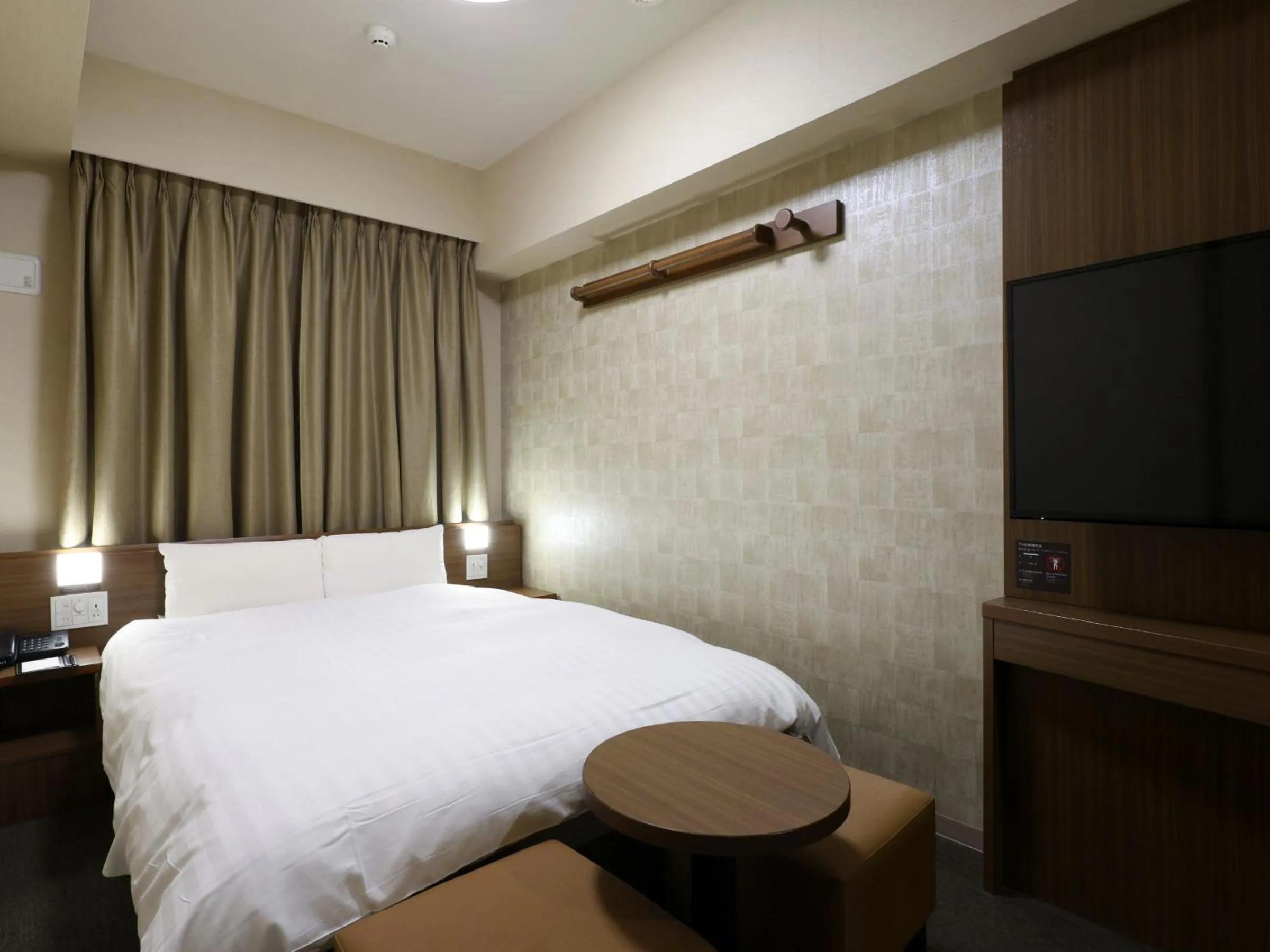 Bed in Dormy Inn Tokyo Hatchobori - Natural Hot Spring