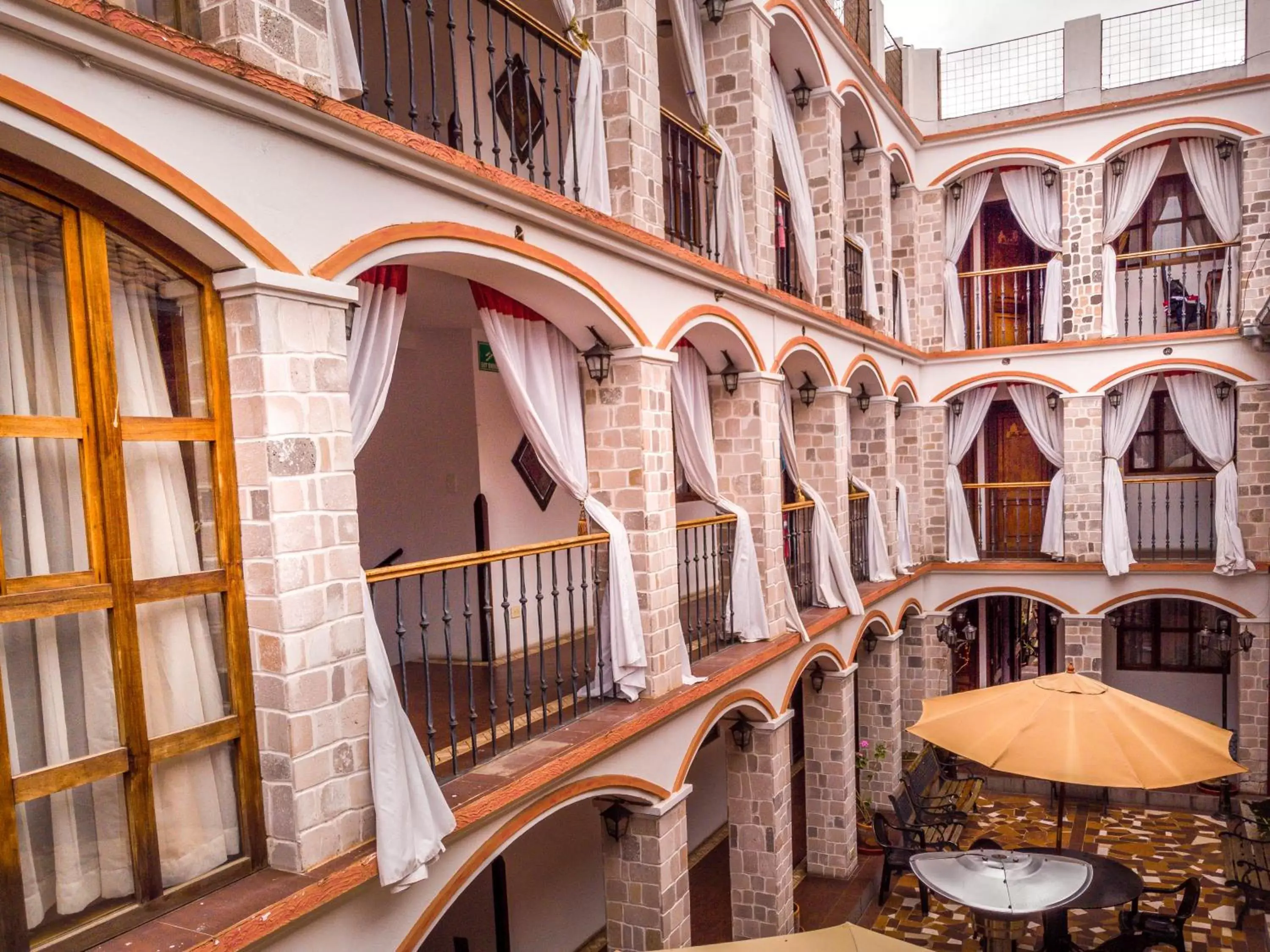 Facade/entrance, Balcony/Terrace in Villa de Tacvnga Hotel Facade/entrance, Balcony/Terrace in Villa de Tacvnga Hotel