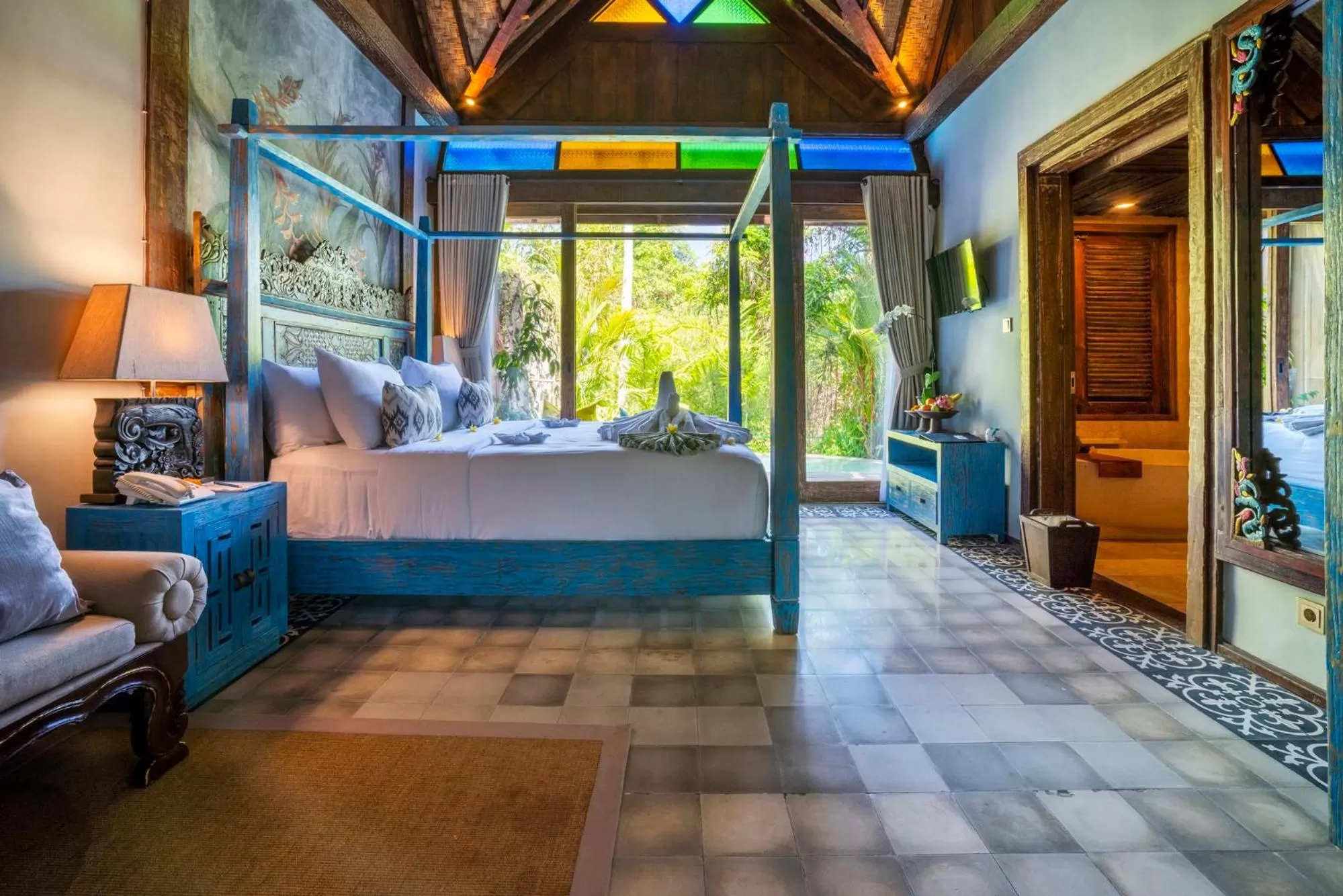 Bed in Menzel Ubud
