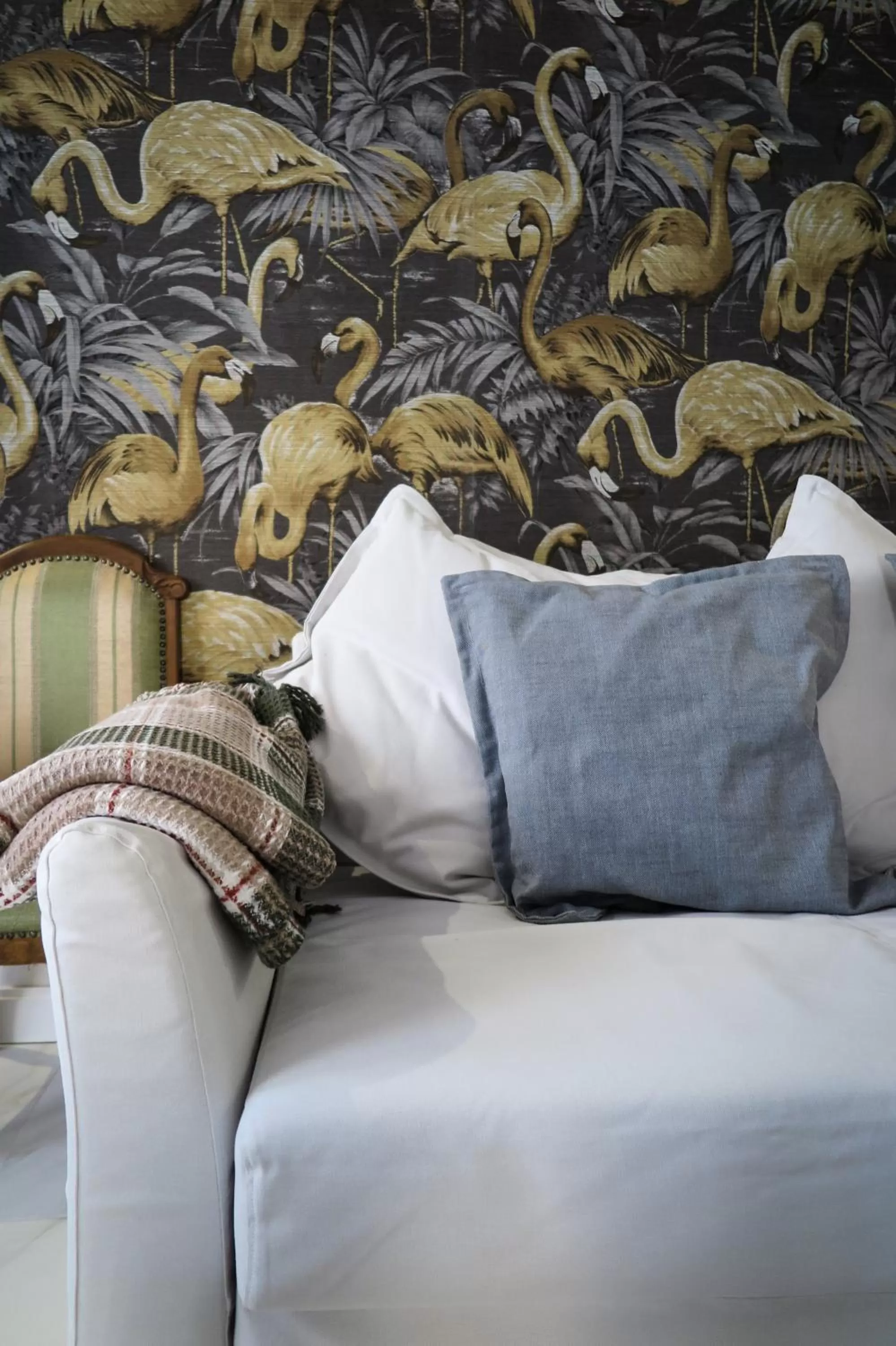 Communal lounge/ TV room, Bed in Tomé, casa de huéspedes