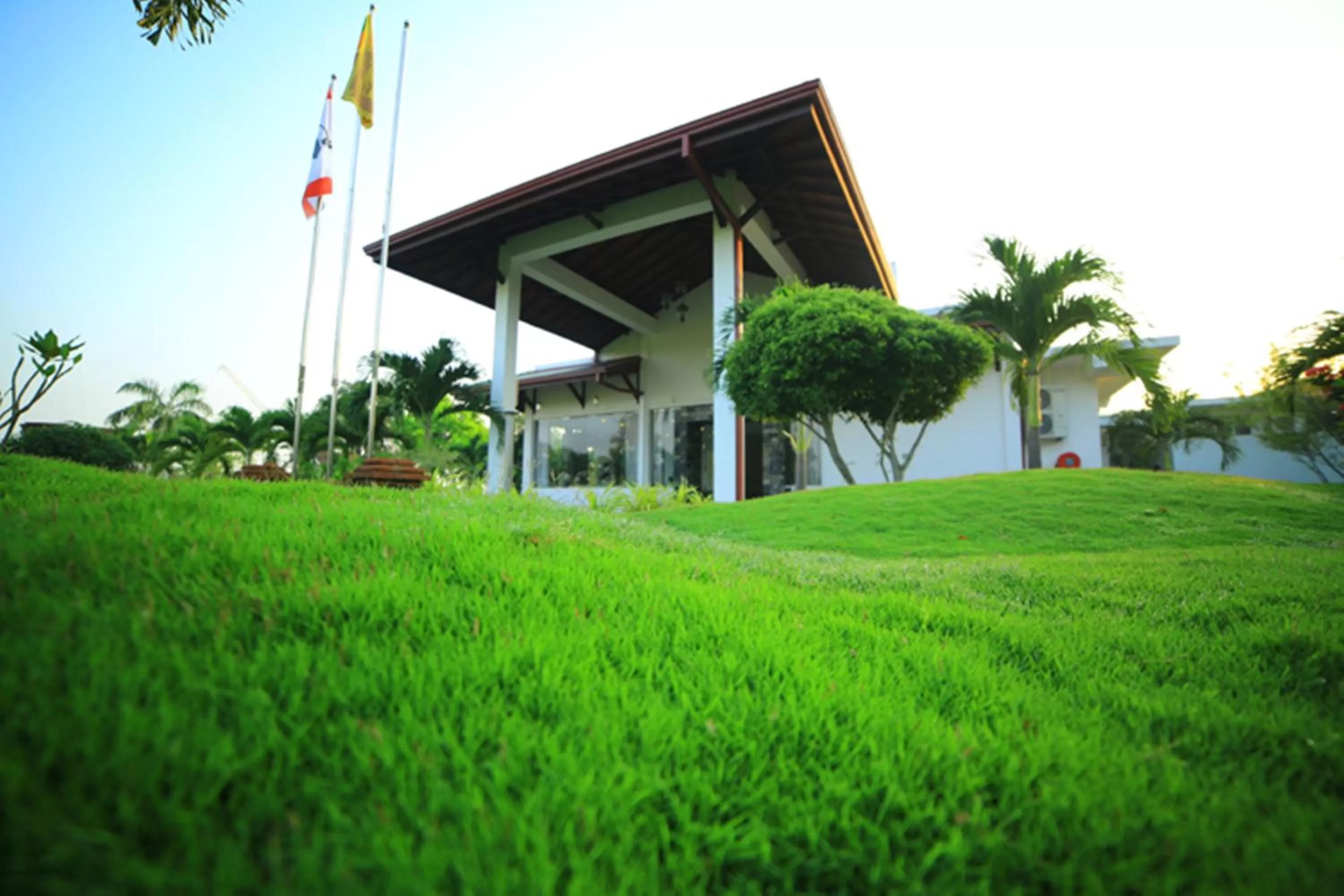 Facade/entrance in Ruins Chaaya Hotel