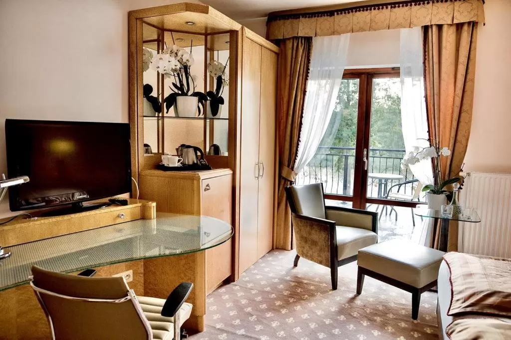 TV/Entertainment Center in Pałac na wodzie Falkowski Medical & SPA & Conference