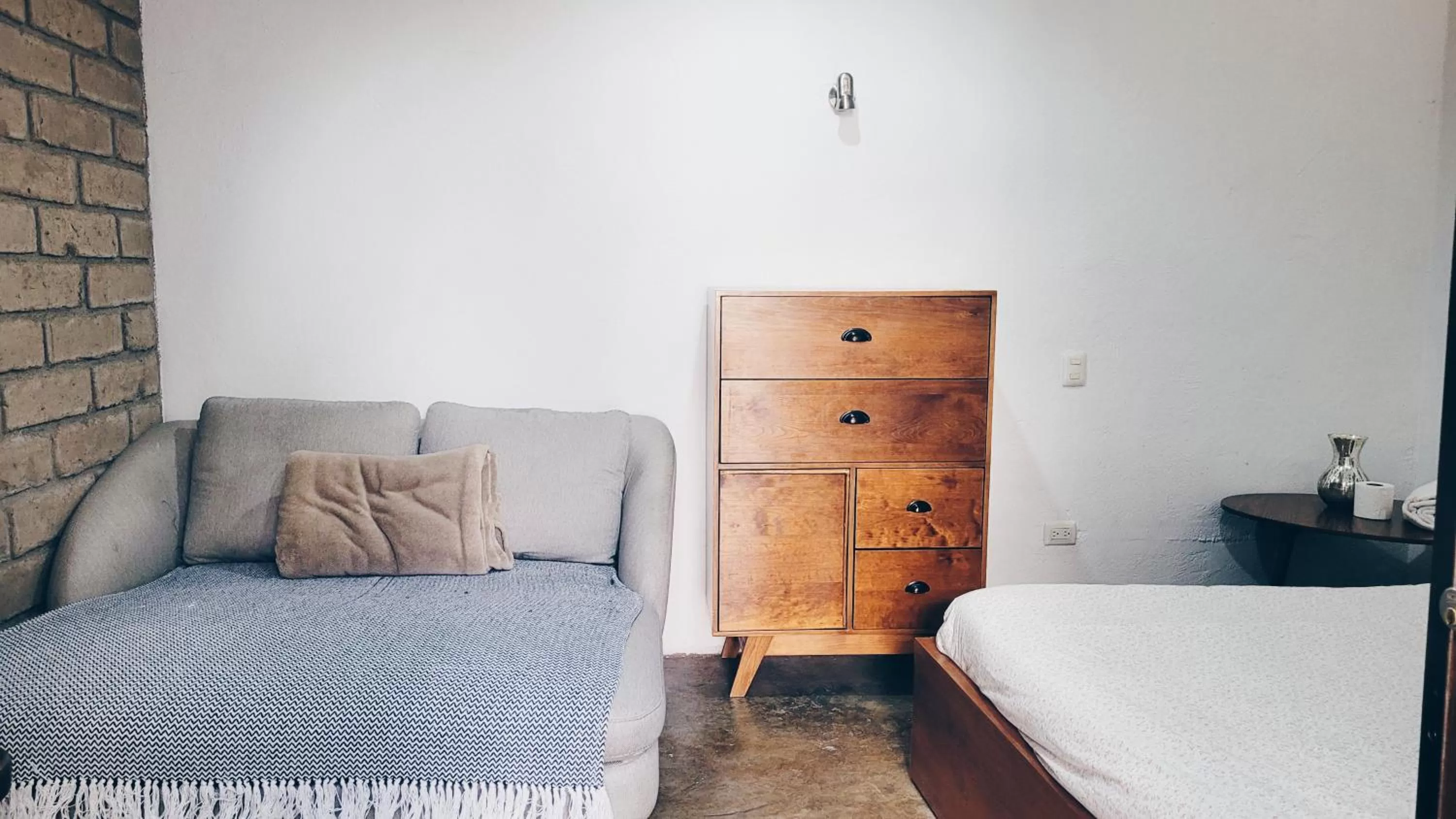 Bed in Hostal Hoja Santa