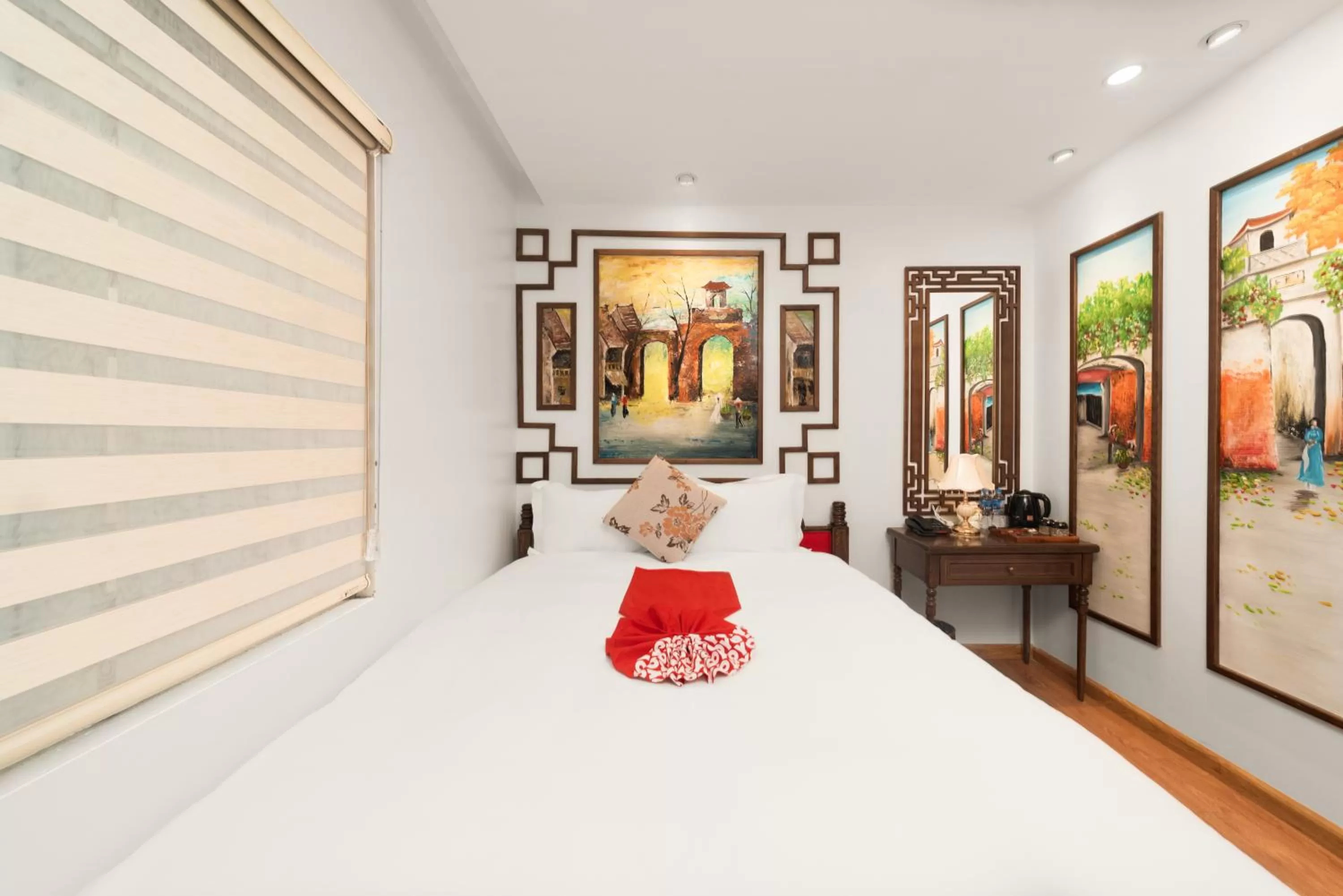 Bed in Veshia Hotel & Spa