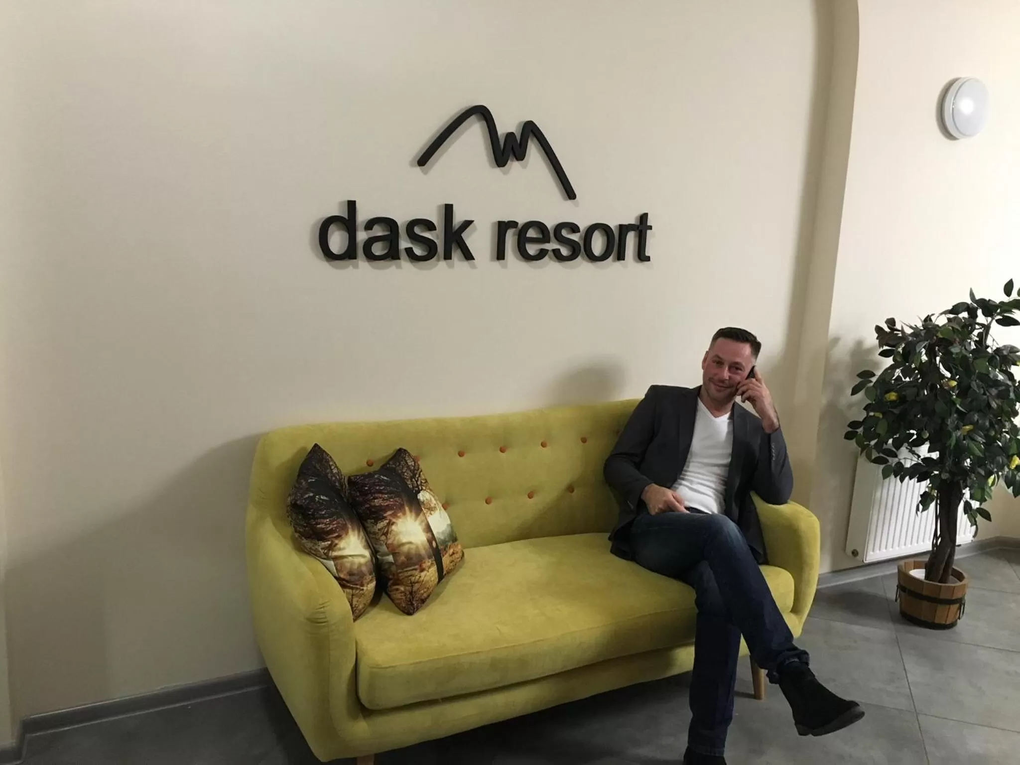 Lobby or reception in dask resort