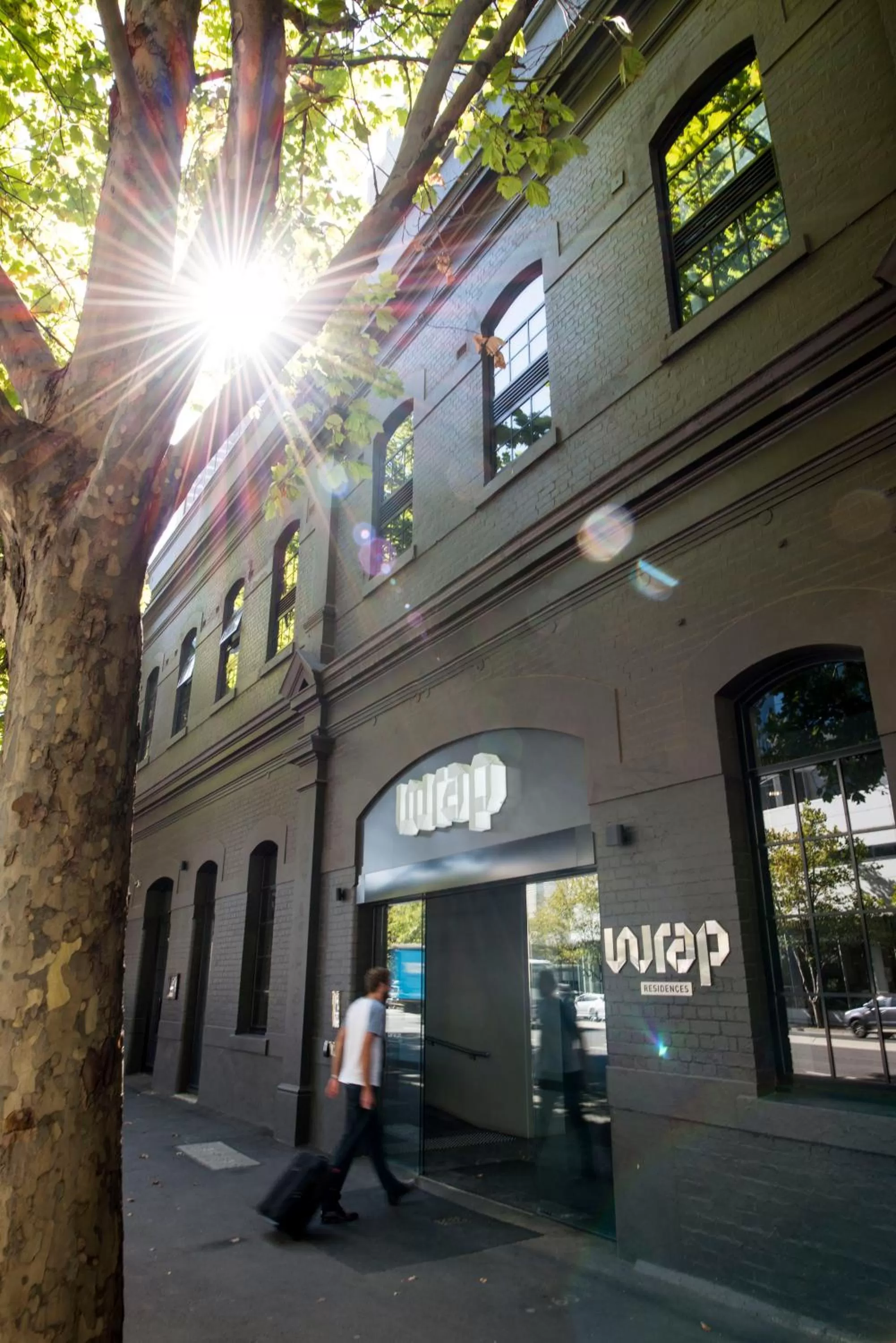 Facade/entrance in WRAP on Southbank