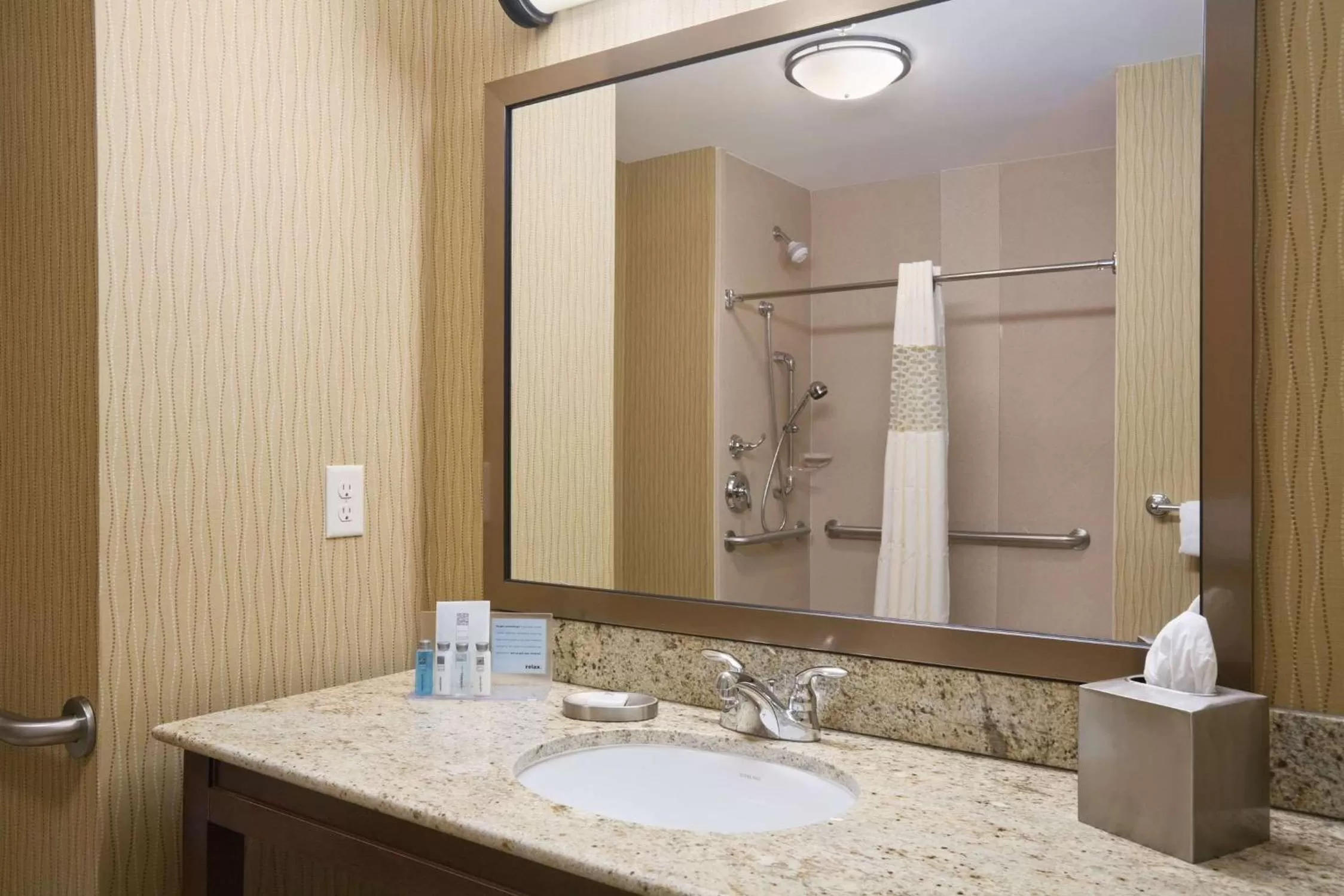King Room - Disability Access Hearing Accessible - Accessible Tub in Hampton Inn & Suites Williston
