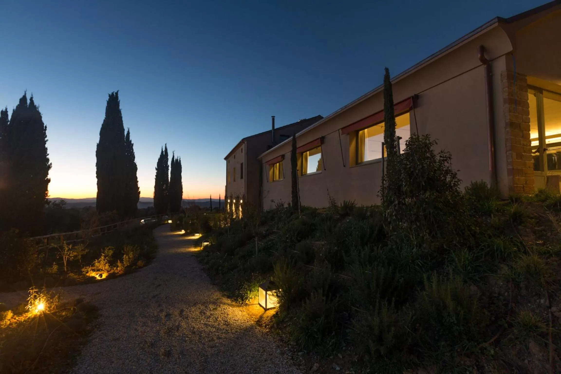 Facade/entrance in A440 in Tuscany