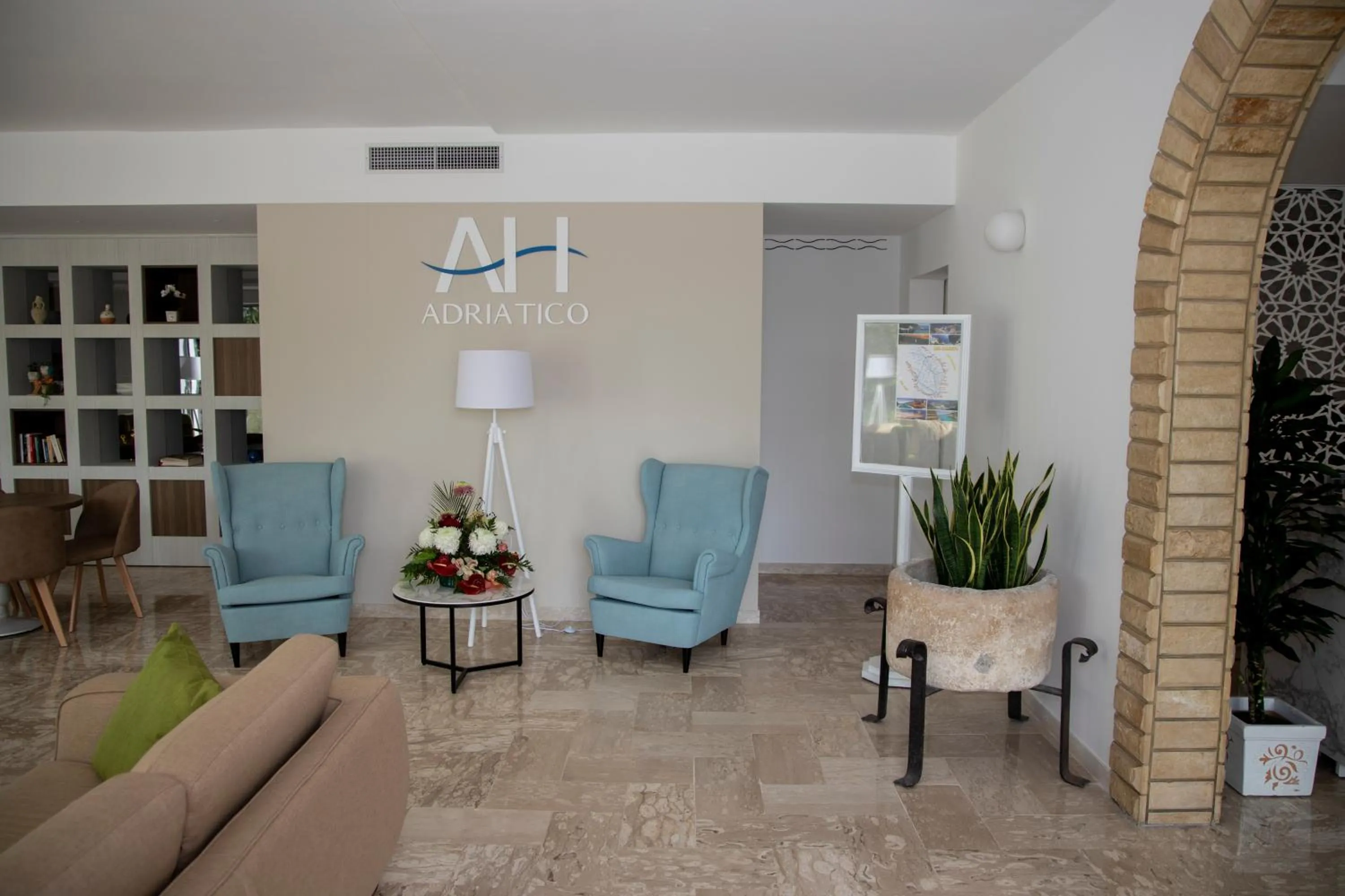 Seating area in Hotel Adriatico