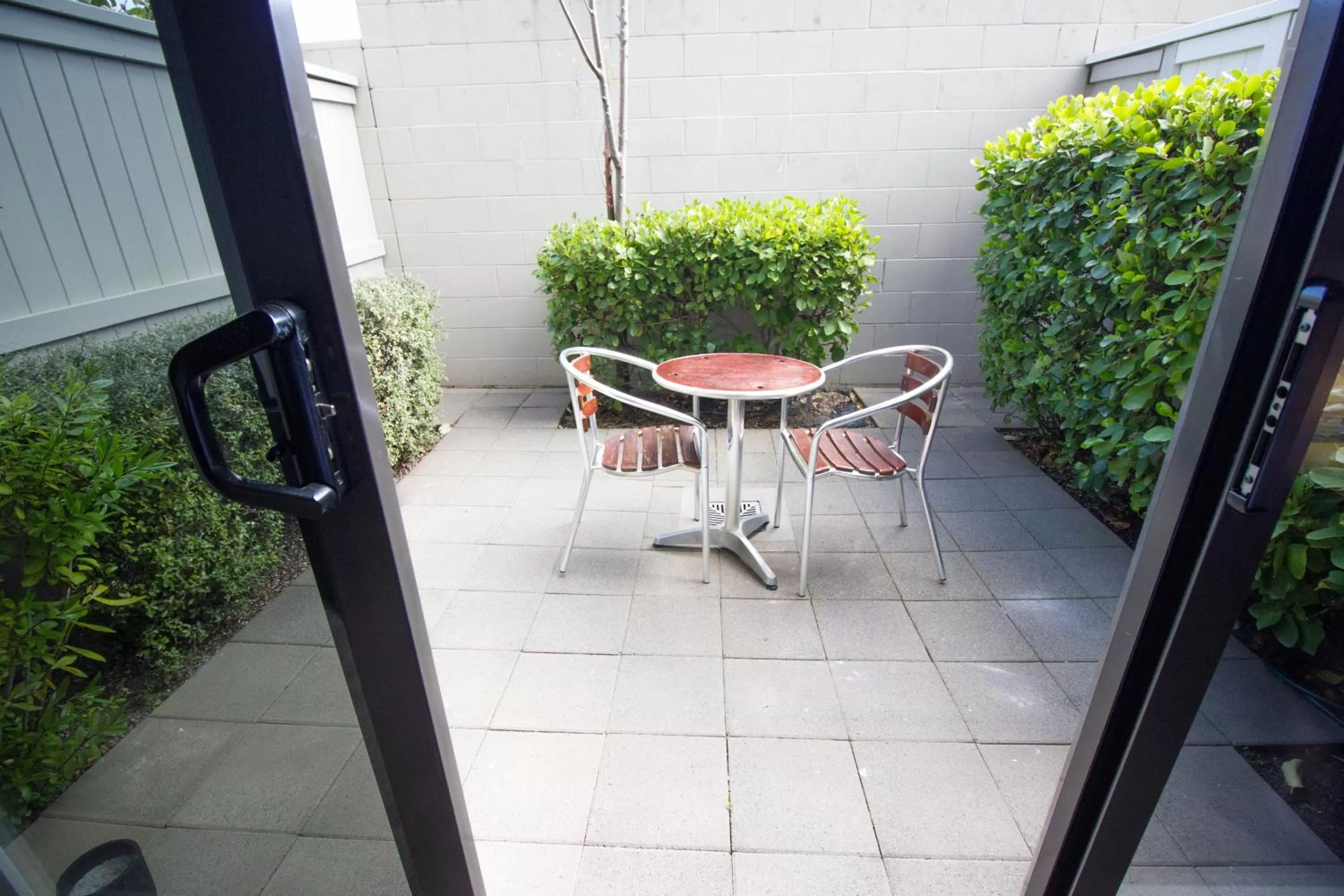 Patio in Alpine Lake Motel