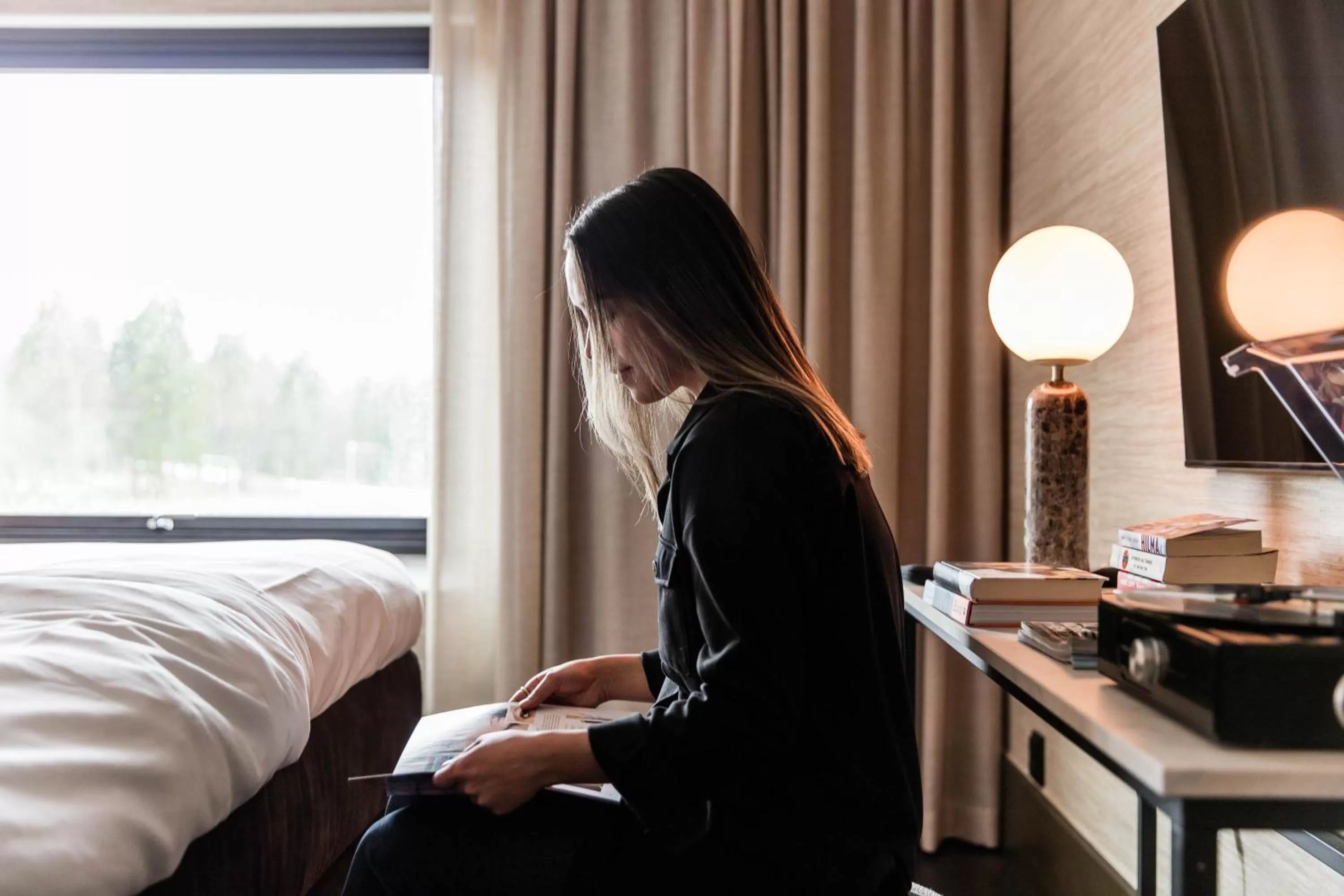 Bedroom, Bed in Billingehus