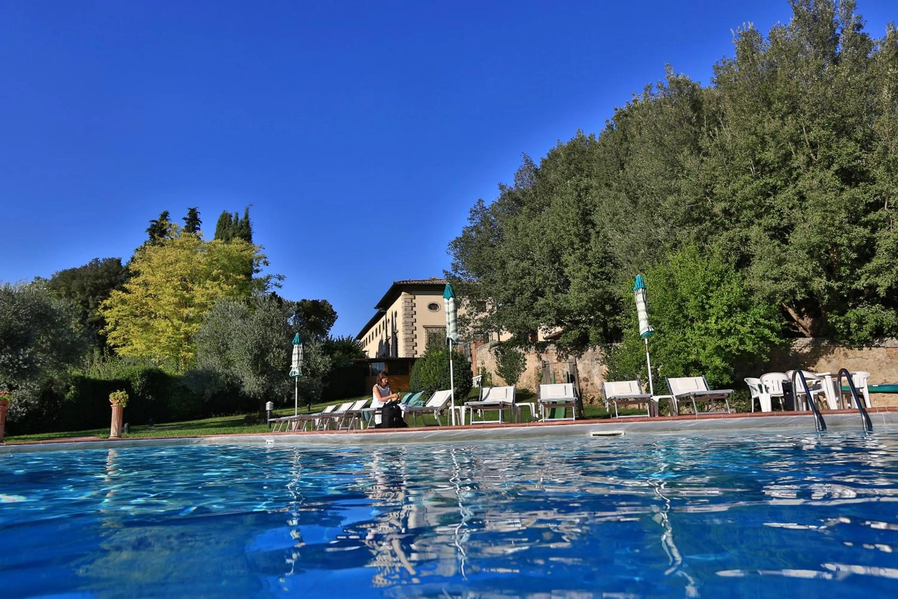 Swimming pool in Hotel Villa San Lucchese