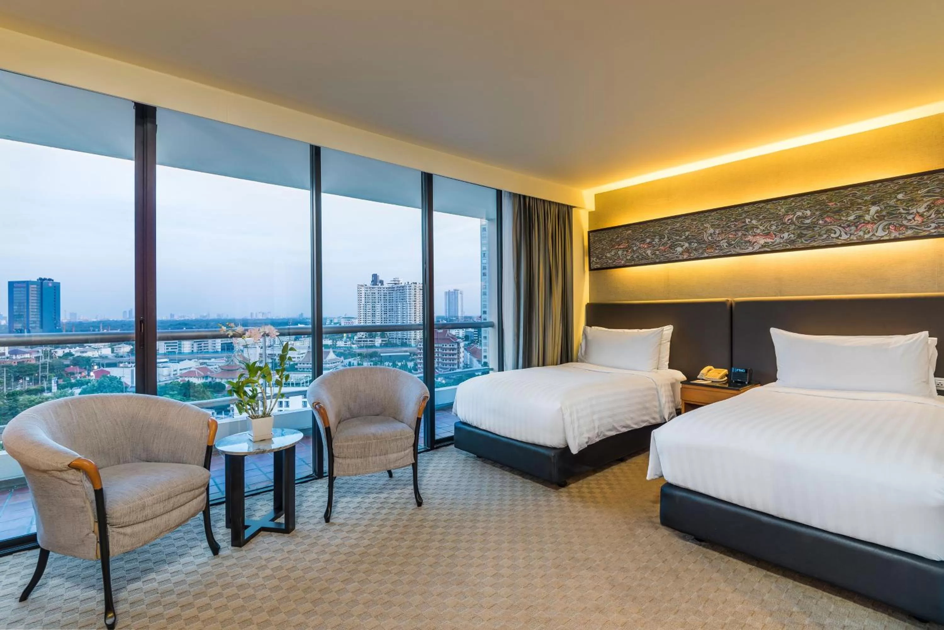 Bed in Chatrium Sathon Bangkok