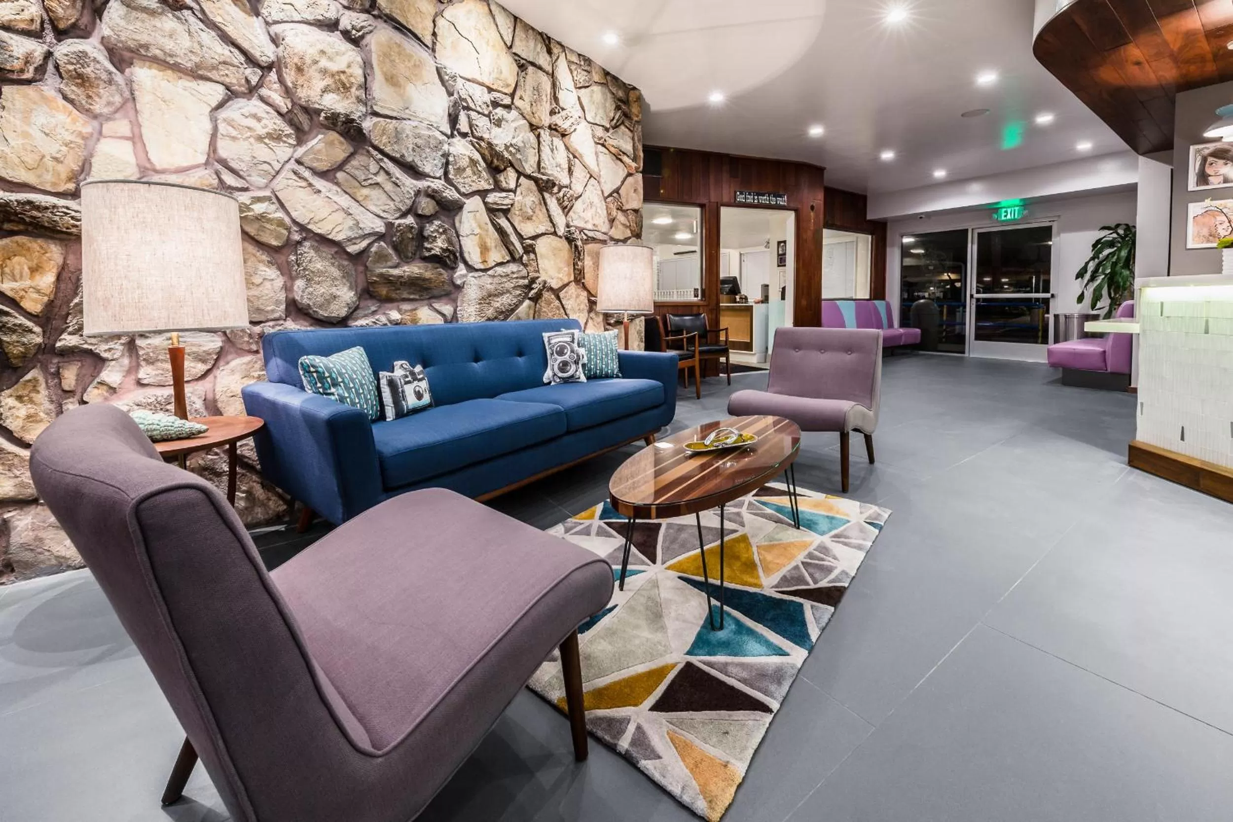 Lobby or reception in Kings Inn