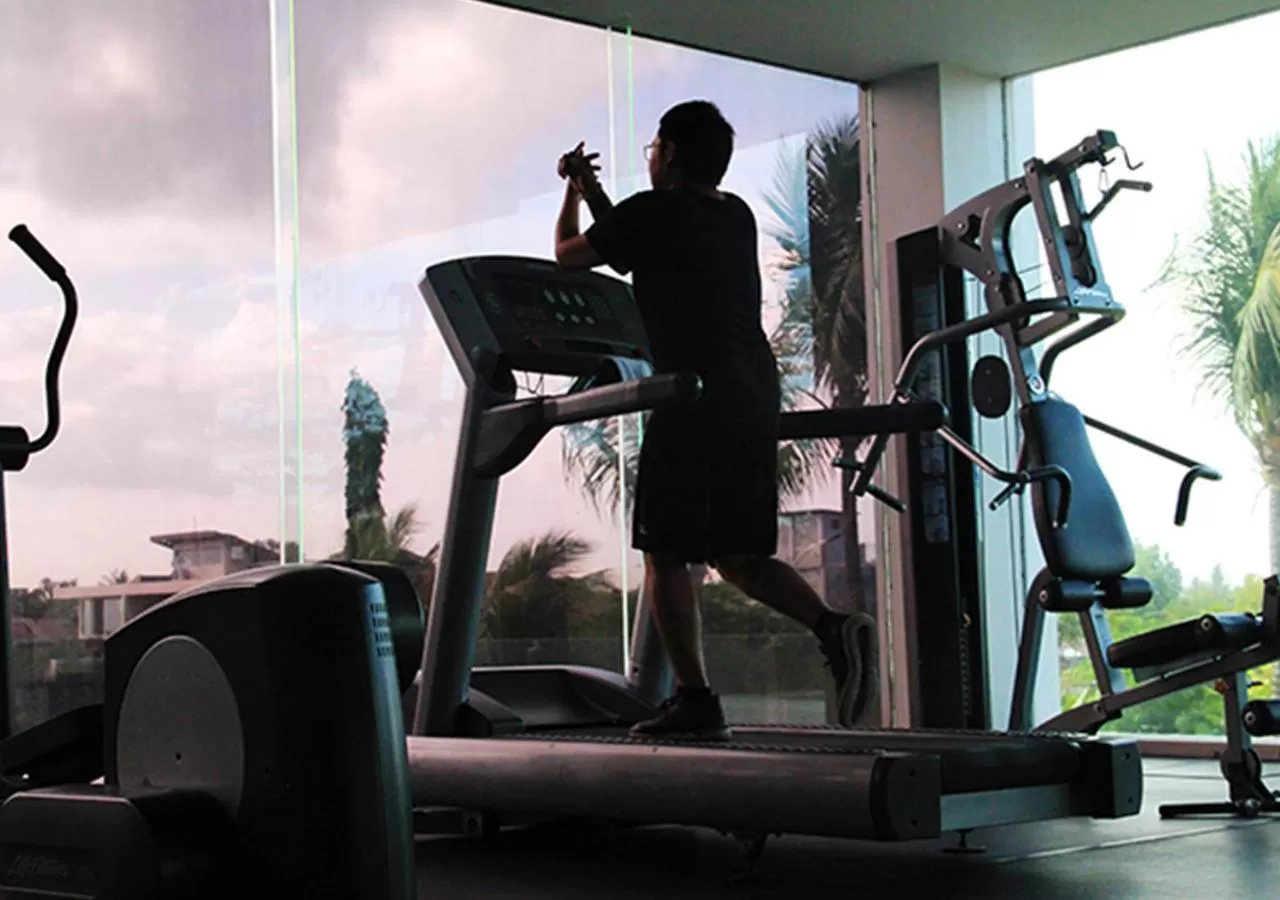 Fitness centre/facilities in Lombok Astoria Hotel