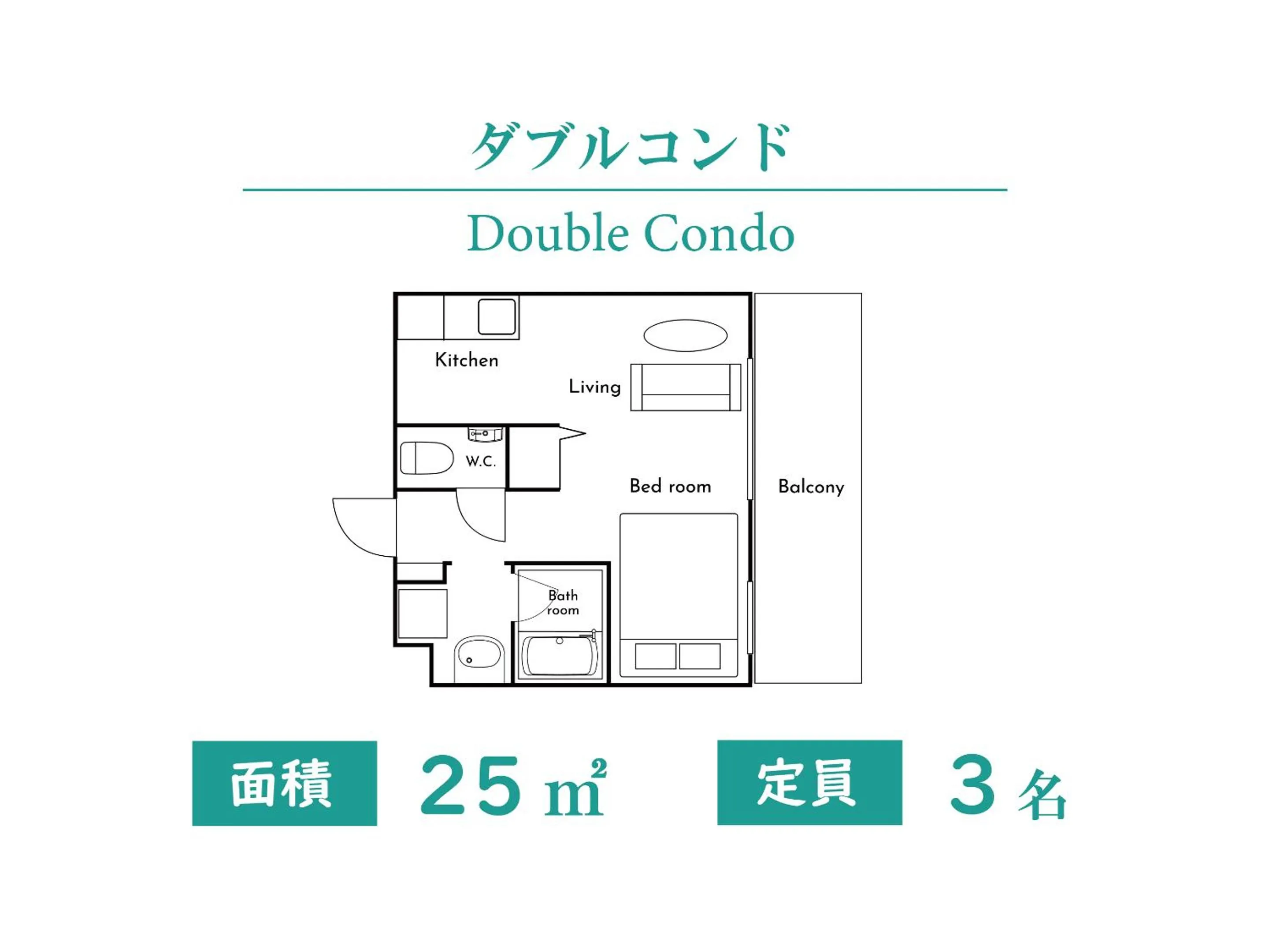 Floor plan in Condominium L's INN