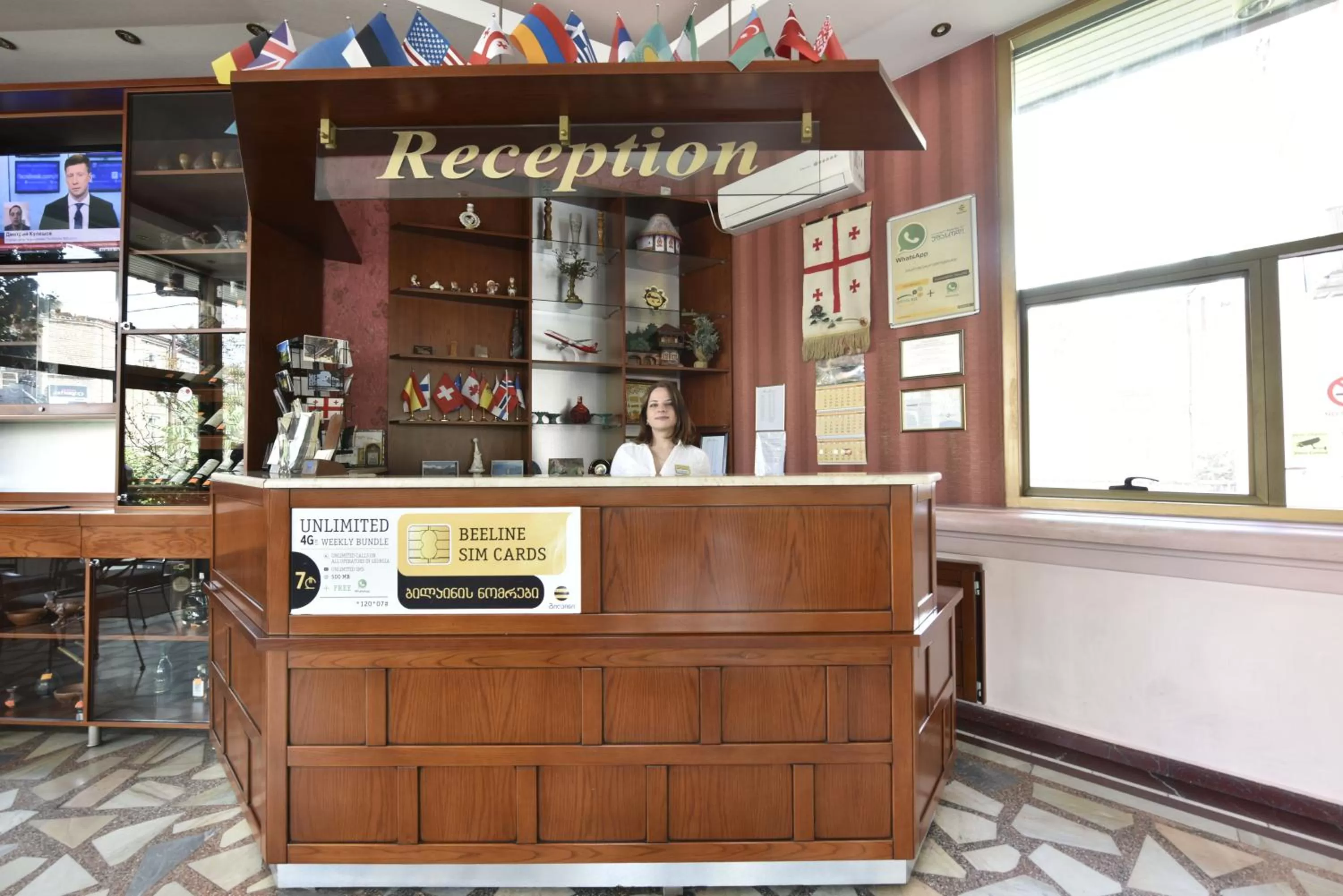 Lobby or reception in Irmeni Hotel