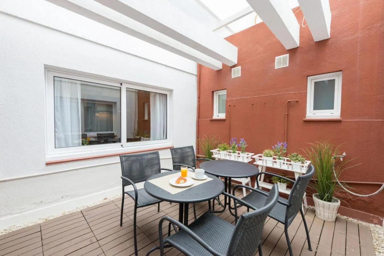 Patio in Senator Barcelona Apartments