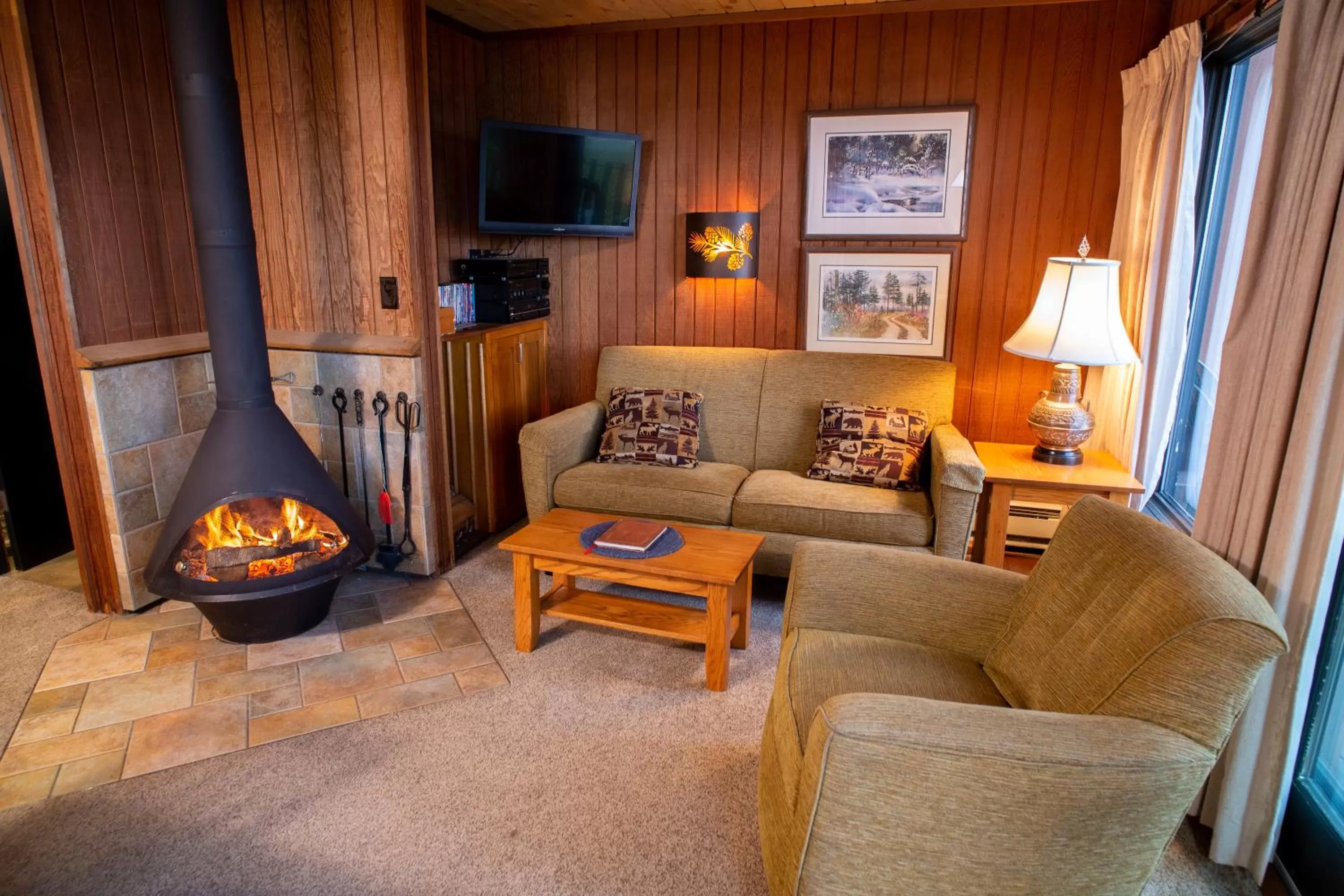 Living room, Seating Area in Lutsen Sea Villas