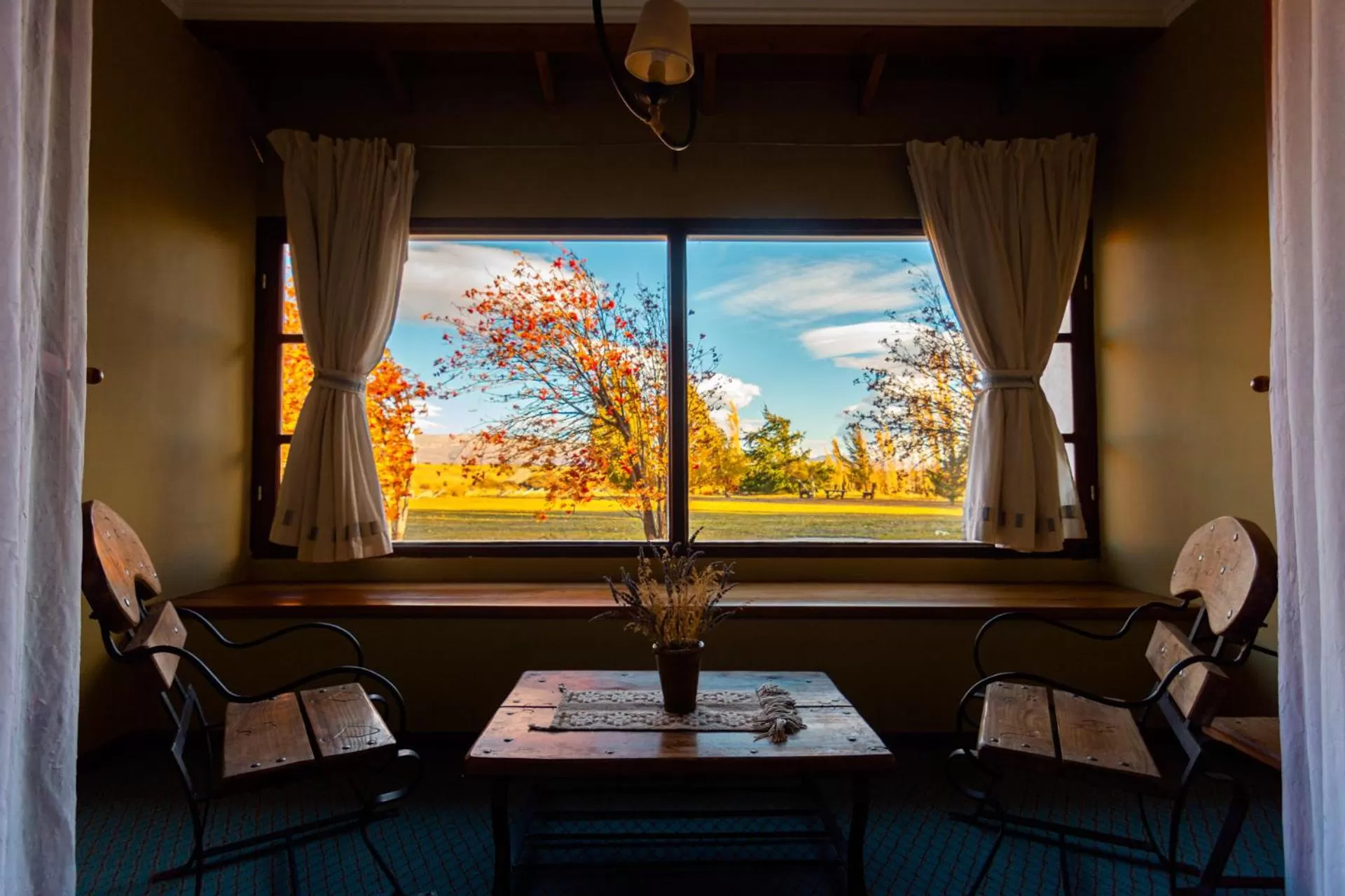 Seating Area in Hostería El Galpón Del Glaciar