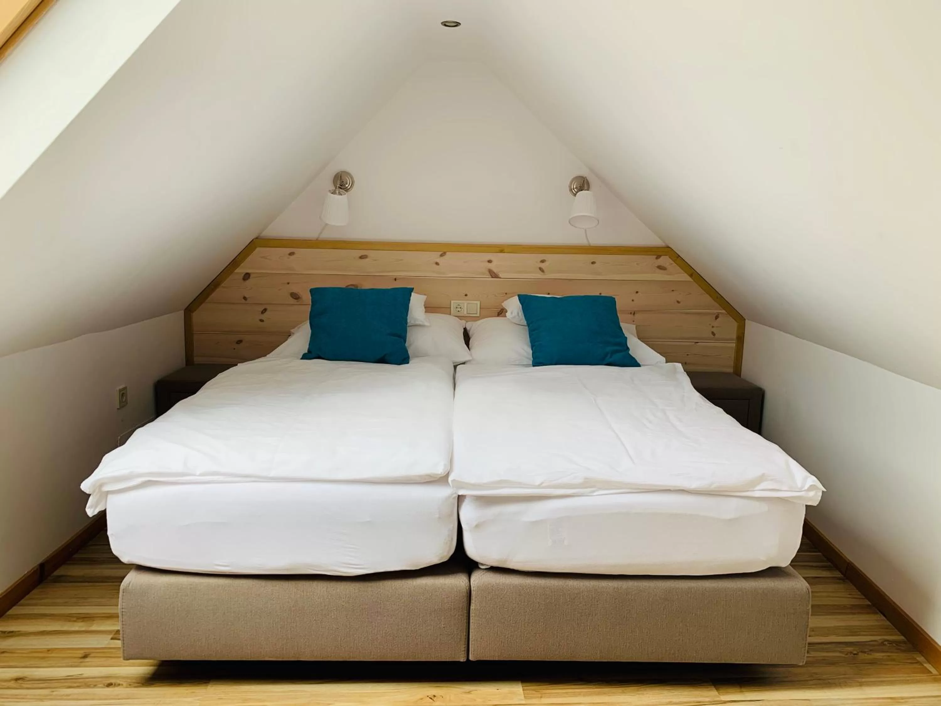 Bed in Egria Apartments