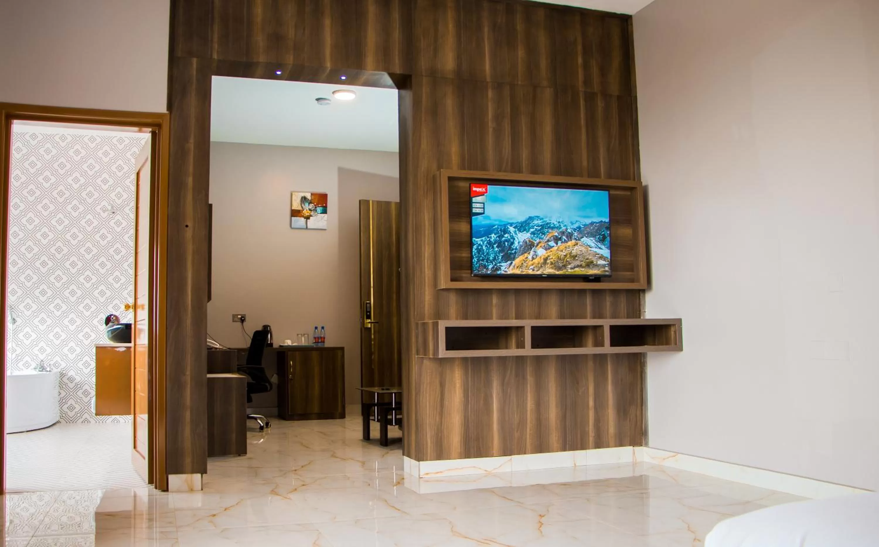 Living room in Hotel Horizon Entebbe