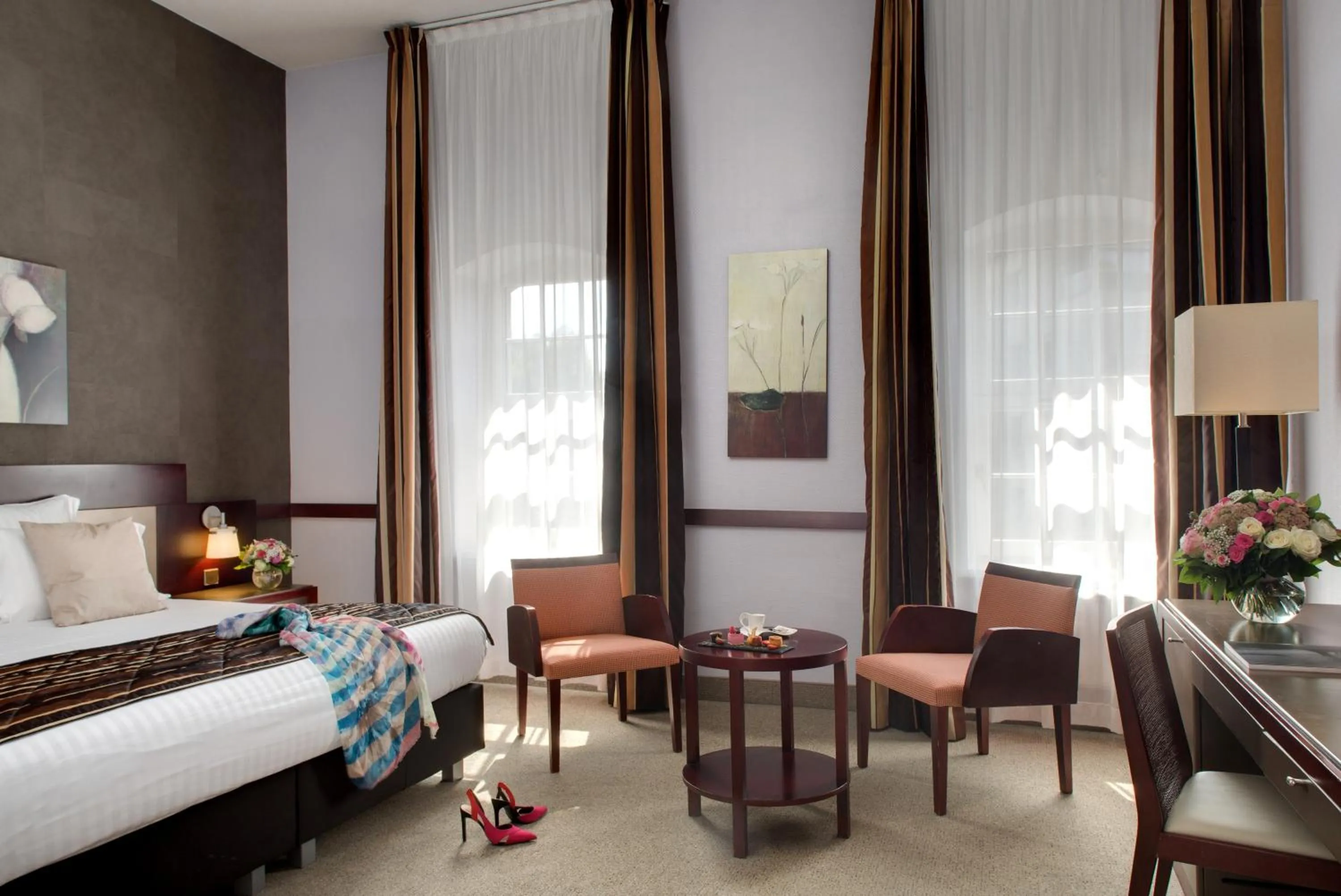 Bedroom, Bed in Alliance Lille - Couvent Des Minimes