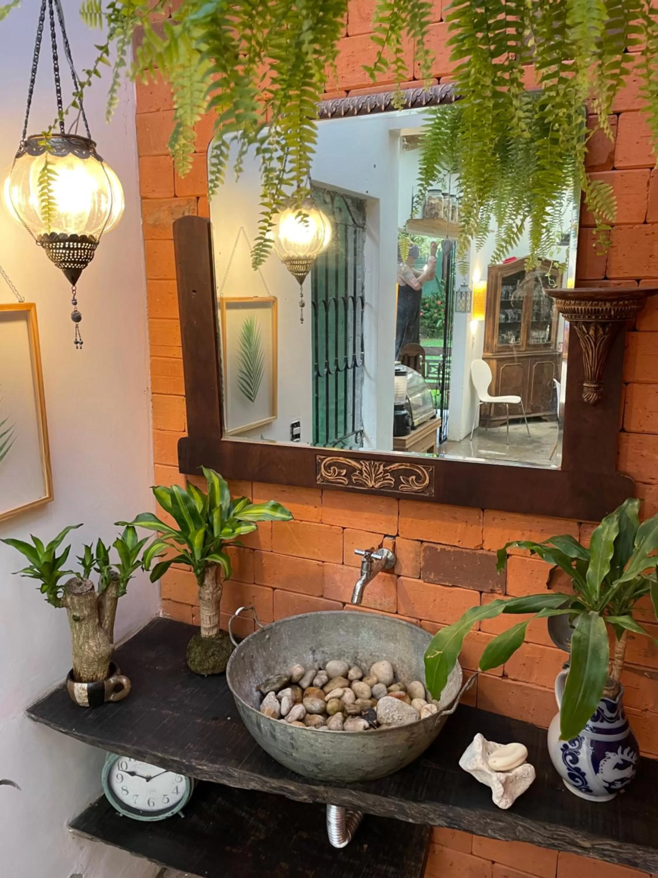 Bathroom in Pousada Santarina