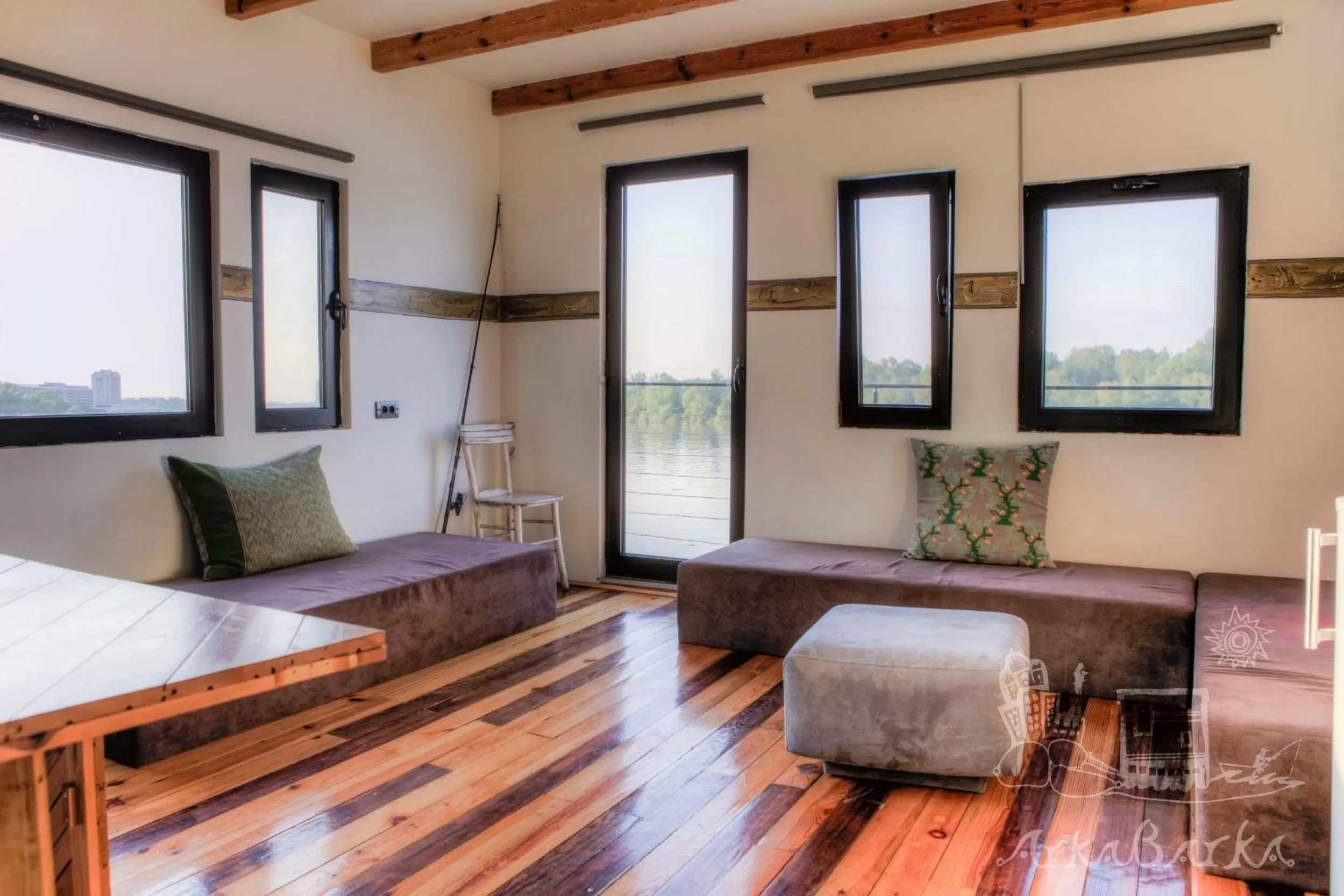 Spring, Seating Area in ArkaBarka 2- Floating Dream Rooms and Apartments