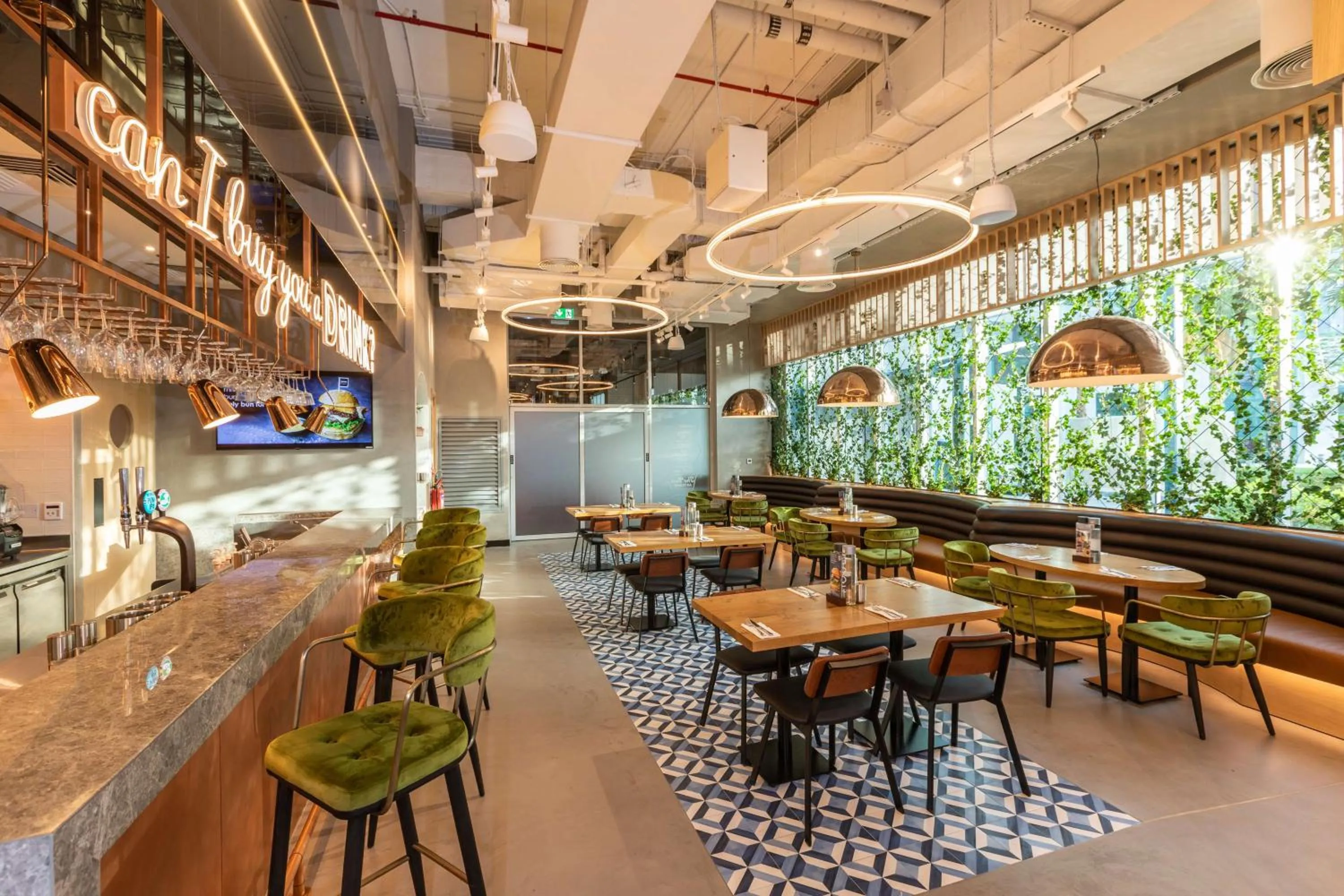 Restaurant/places to eat in Radisson RED Dubai Silicon Oasis