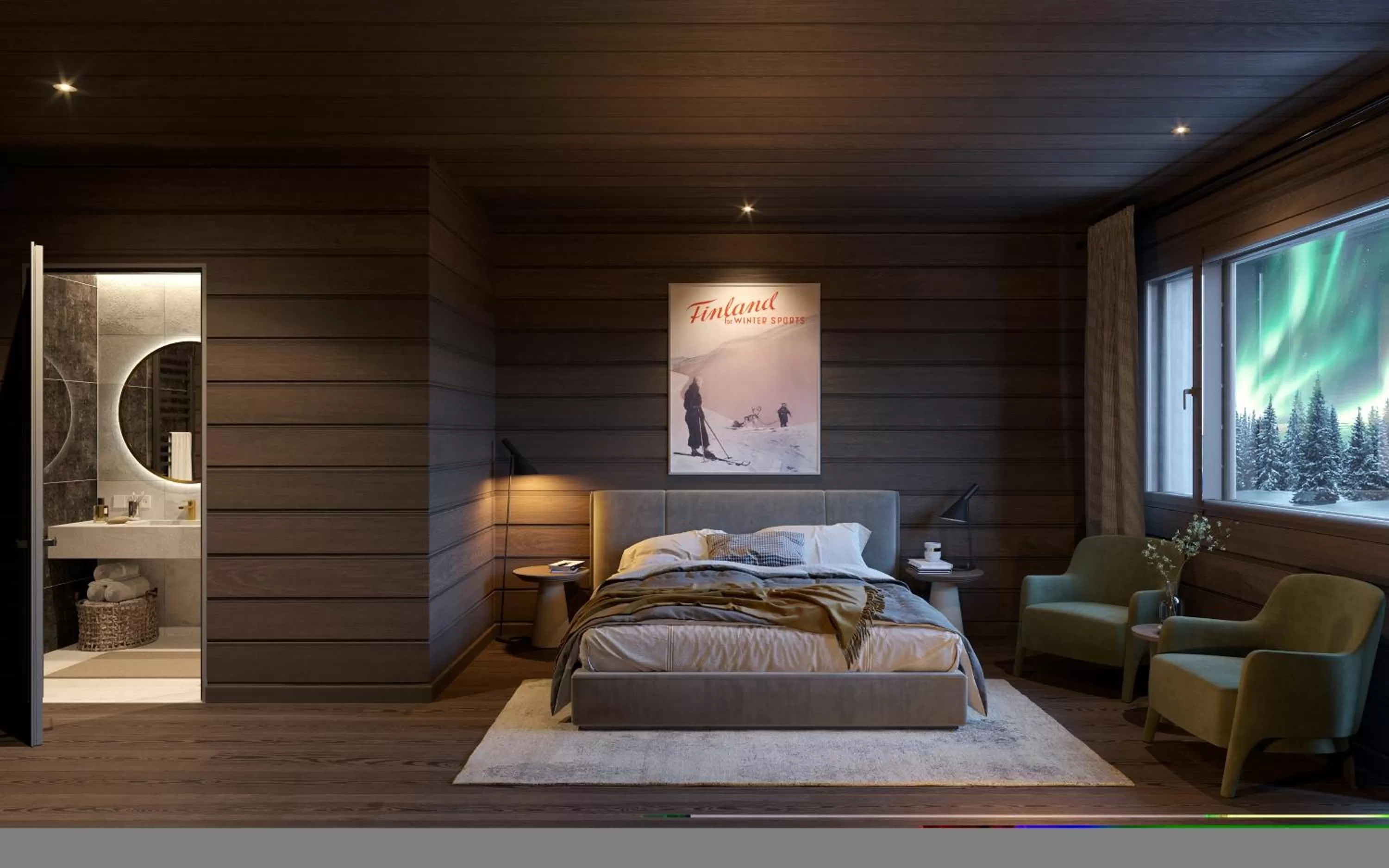 Deluxe Double or Twin Room in Wilderness Hotel Juutua