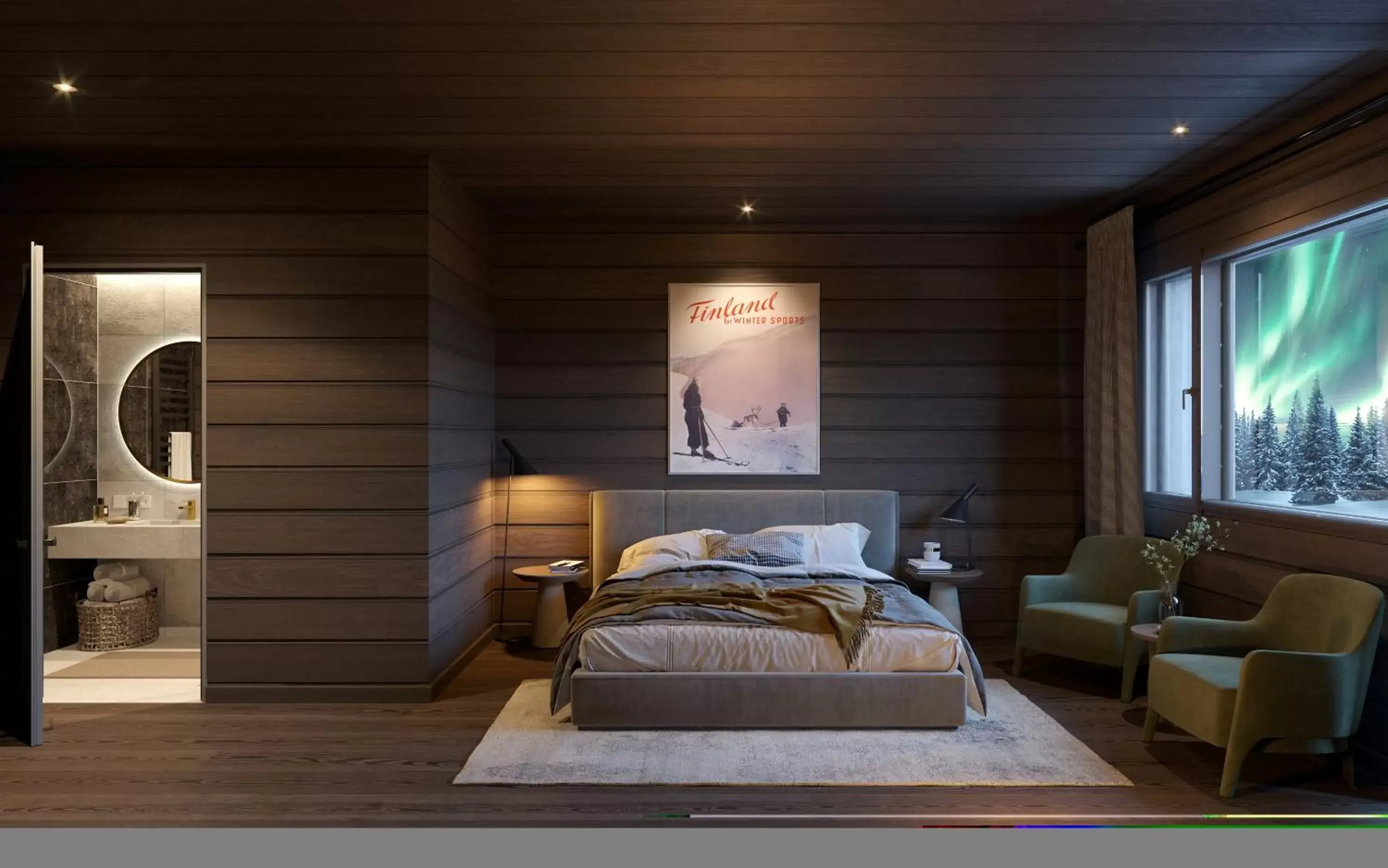 Deluxe Double or Twin Room in Wilderness Hotel Juutua Deluxe Double or Twin Room in Wilderness Hotel Juutua