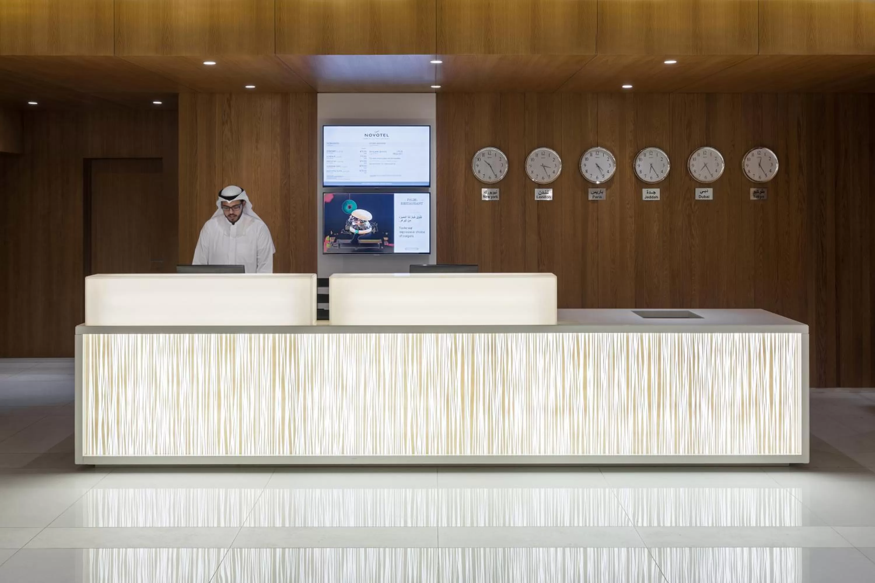 Lobby or reception in Novotel Jeddah Tahlia