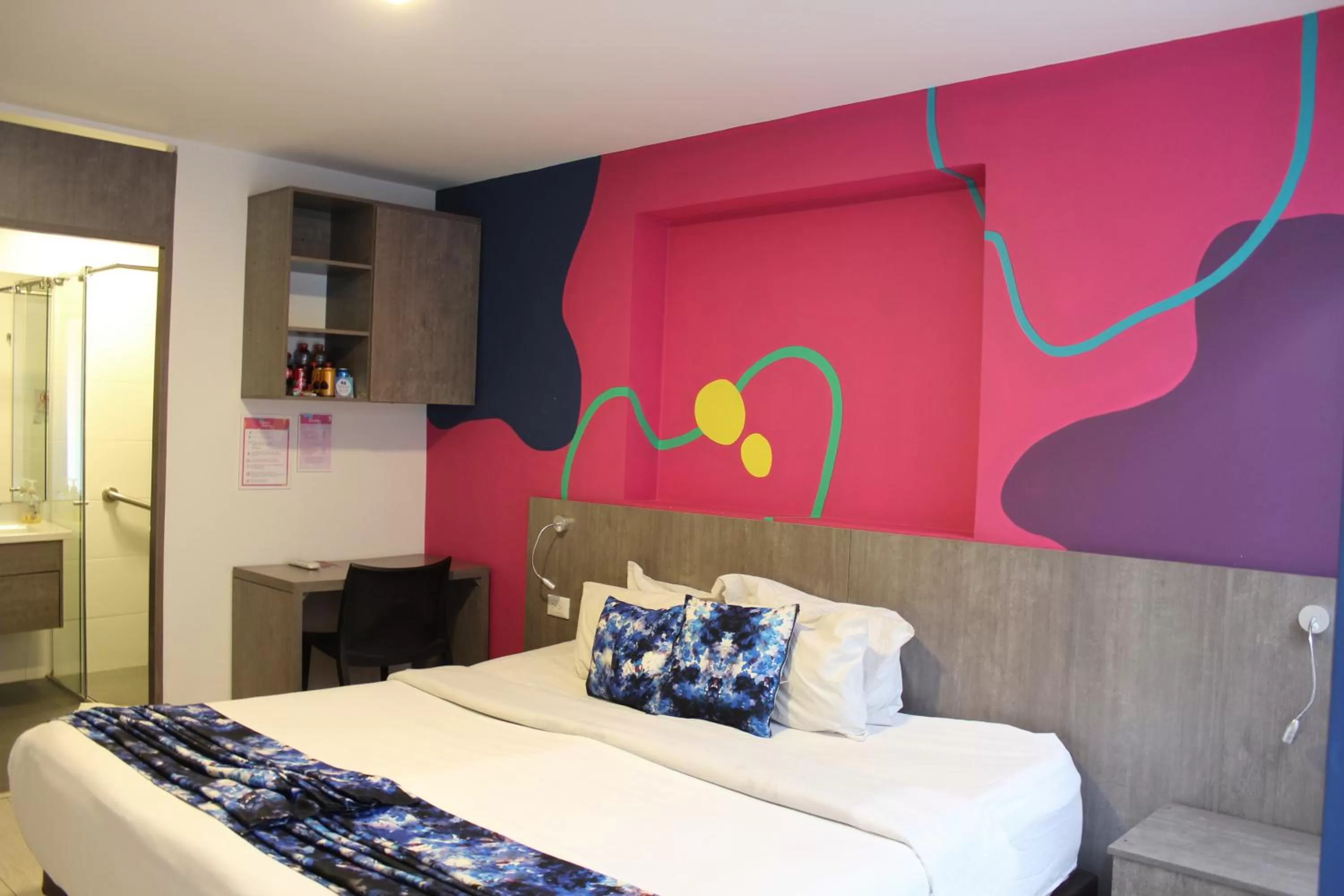 Bed in Agora Suites Self-Service Boutique Hotel