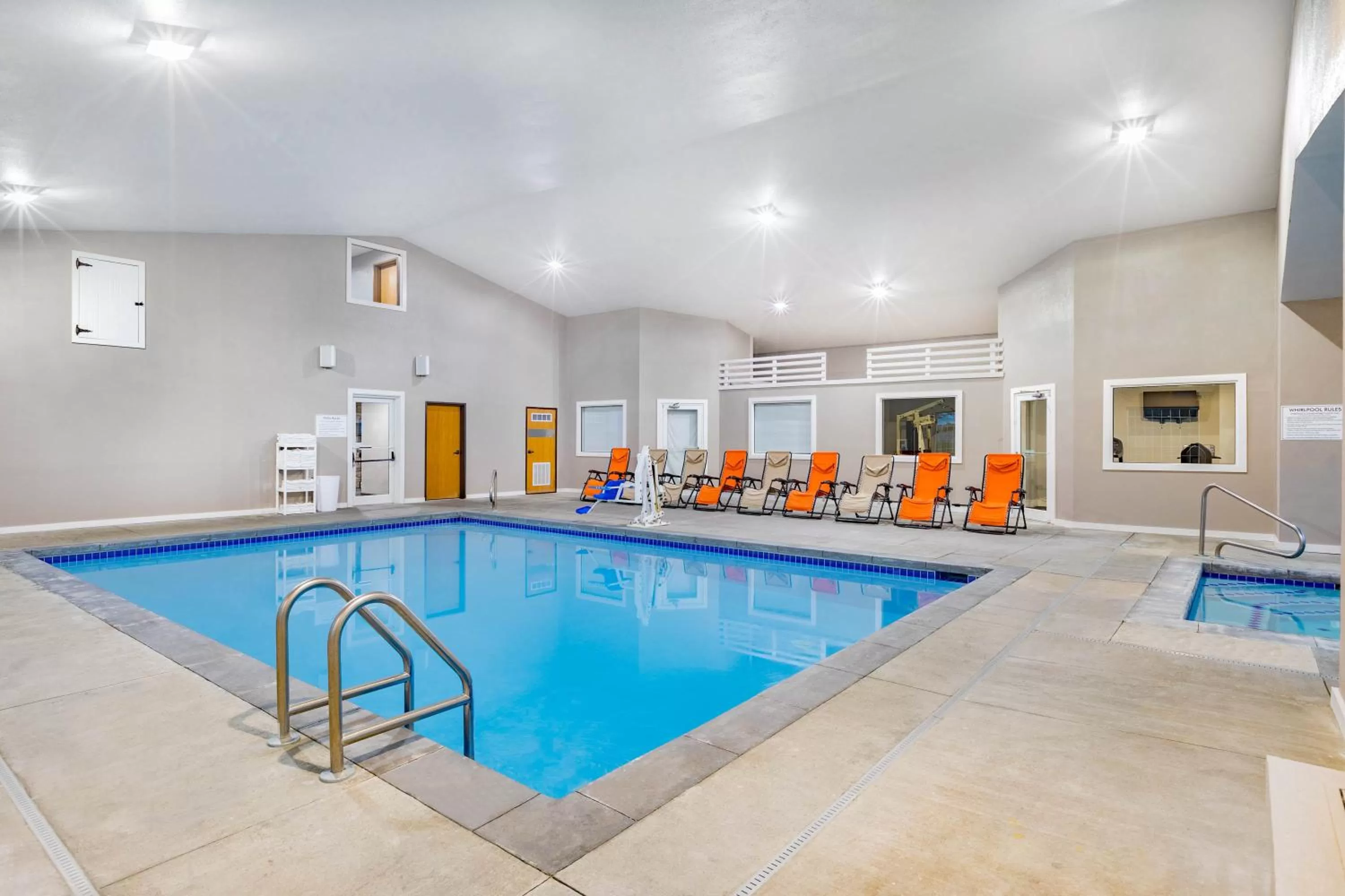 Swimming pool in AmericInn by Wyndham Pella
