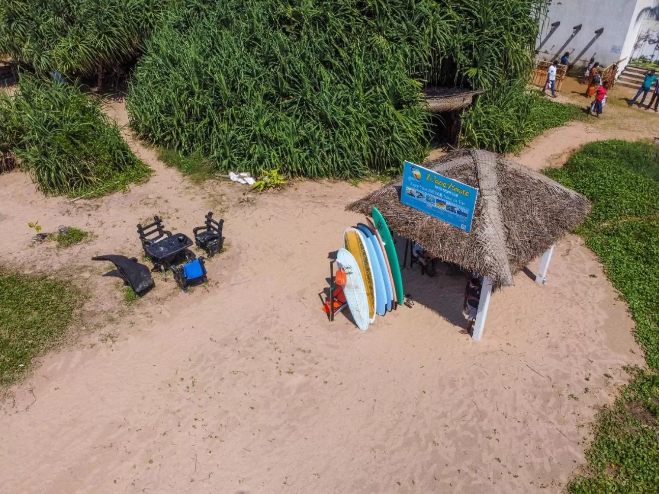 Bird's eye view, Bird's-eye View in Chami Villa Bentota