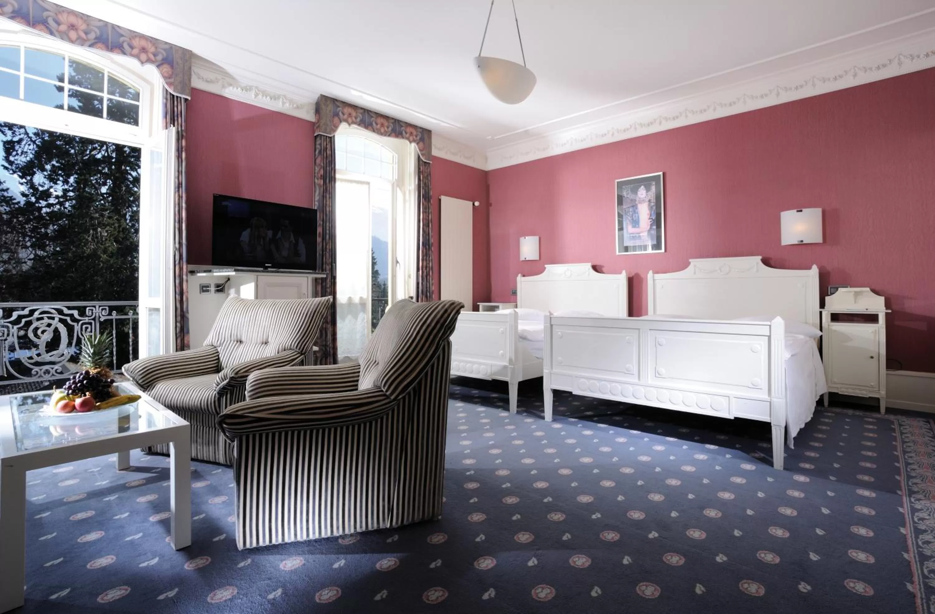 Bedroom, Bed in Royal St. Georges Hotel Interlaken - MGallery Collection