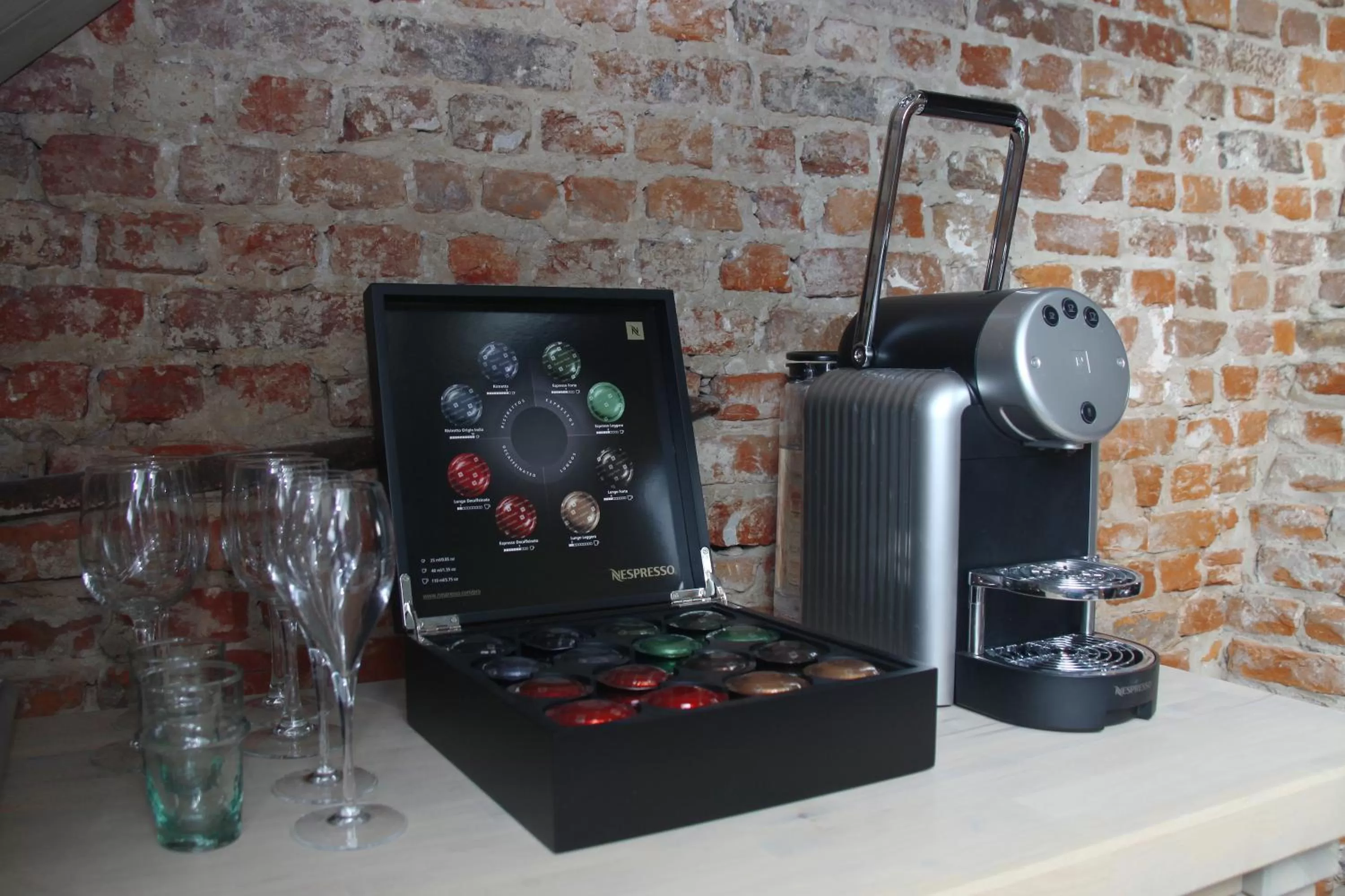 Coffee/tea facilities in B&B Casa Luna Loft