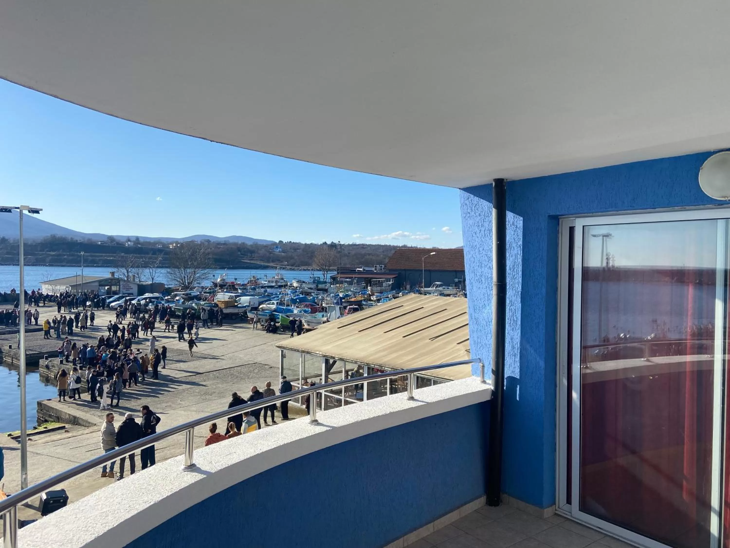 Balcony/Terrace in Ribarska Sreshta Family Hotel