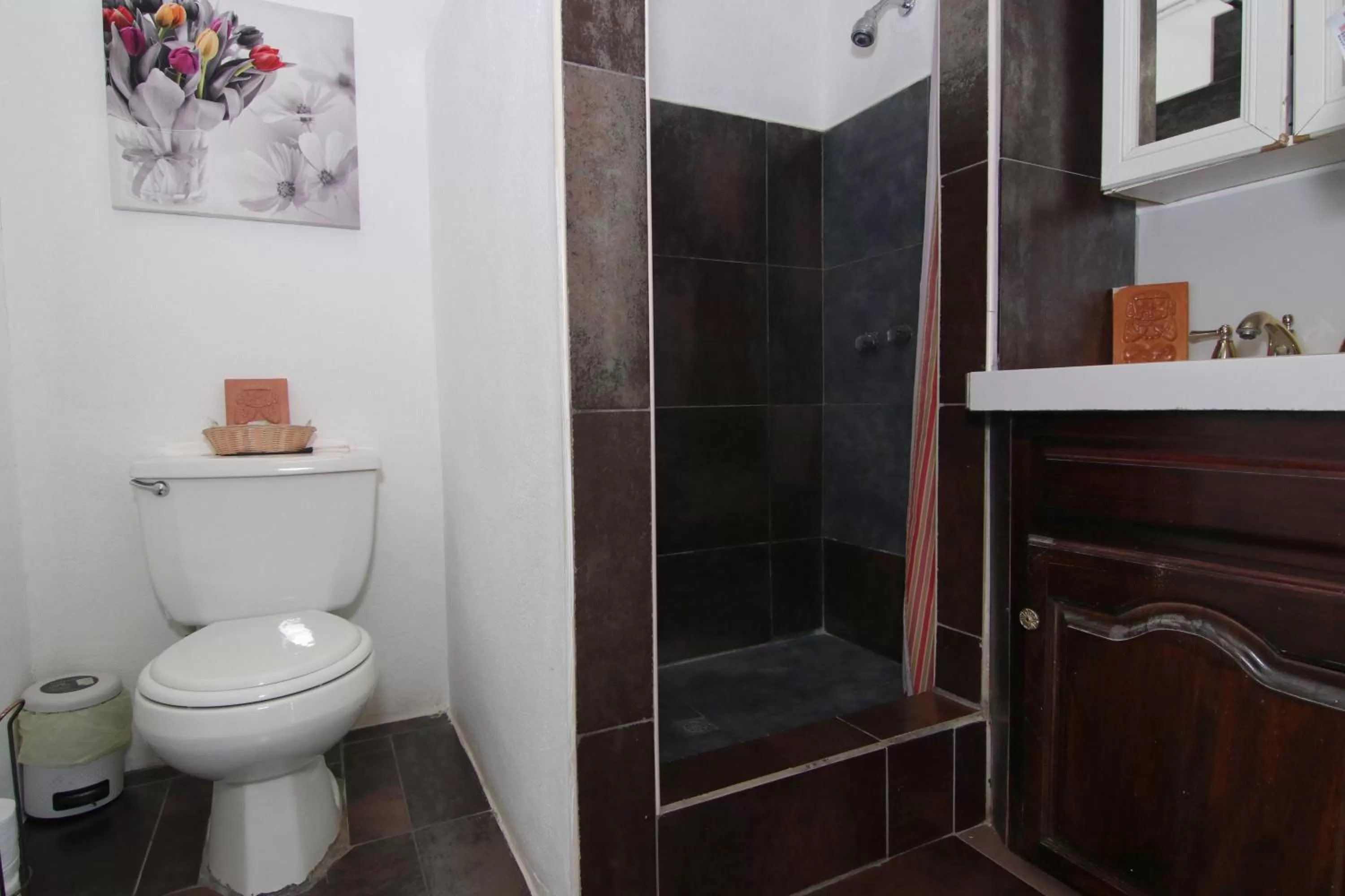 Bathroom in Rainforest Haven Inn