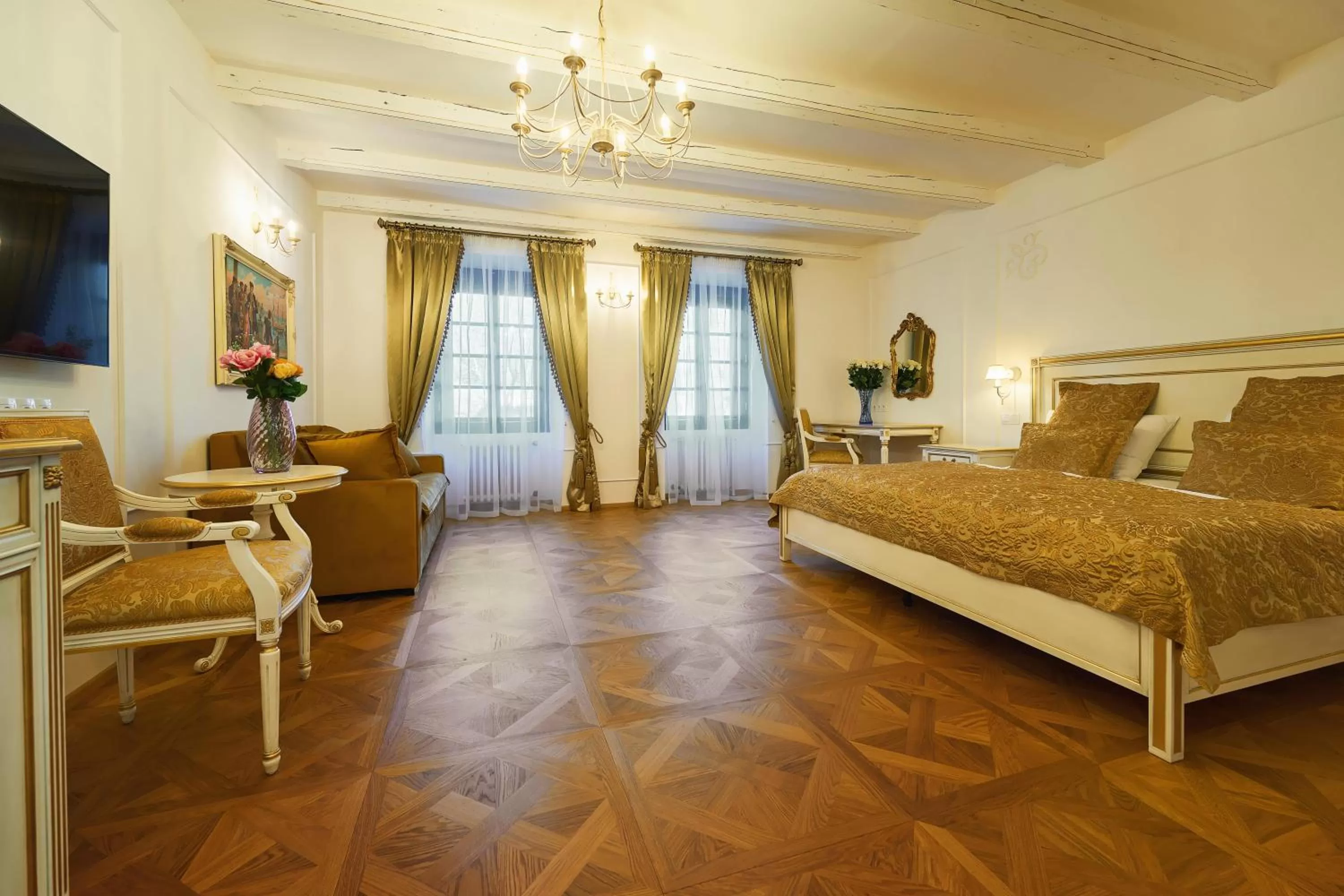 Bed in Spa Beerland Chateaux – U Zlaté Hrušky / At Golden pear