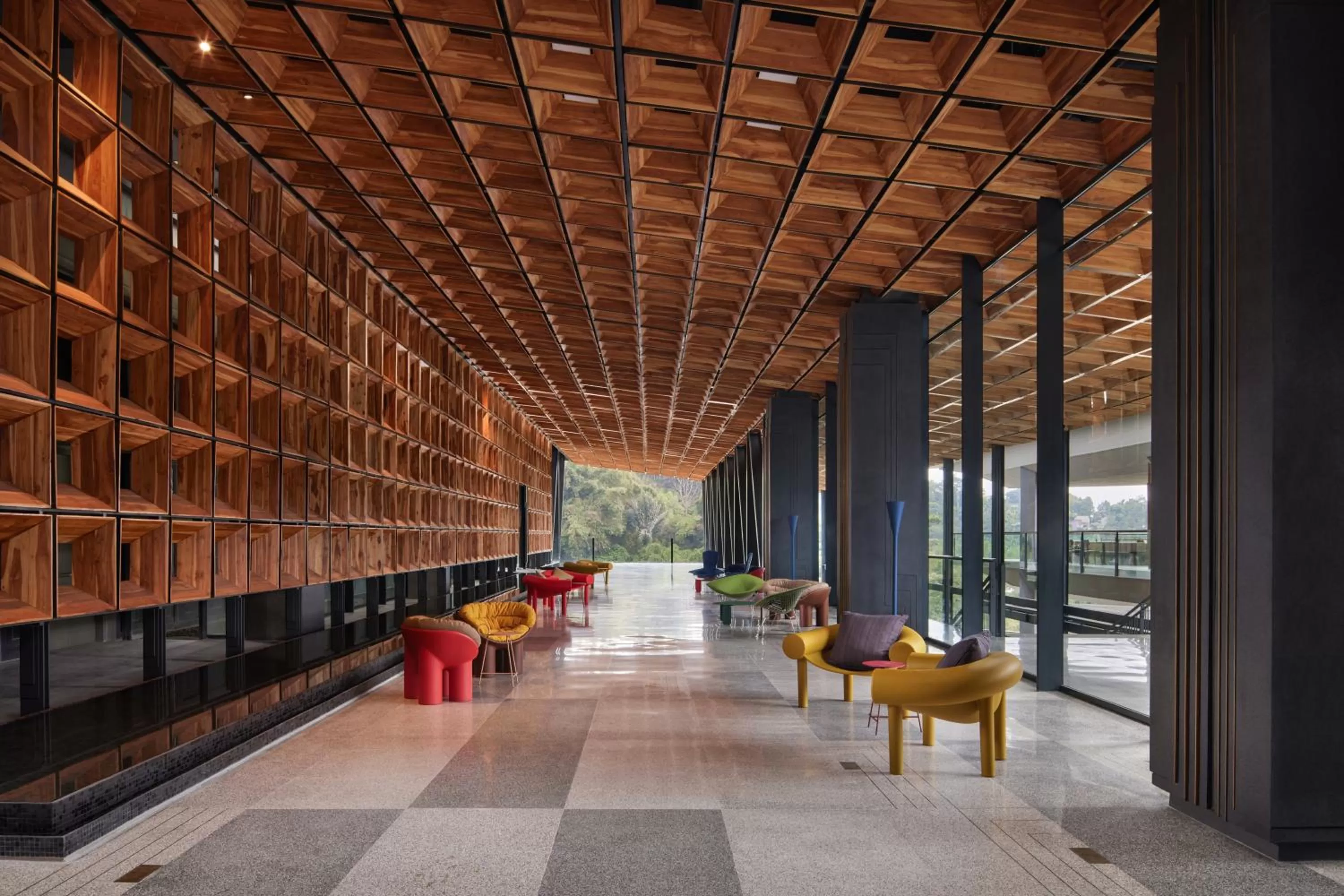 Lobby or reception in The Gaia Hotel Bandung