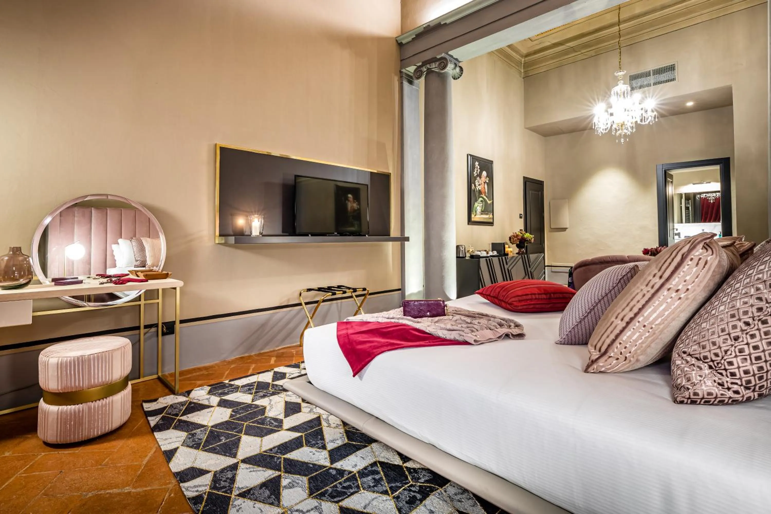 Photo of the whole room, Bed in Palazzo Bianca Cappello Residenza d'Epoca