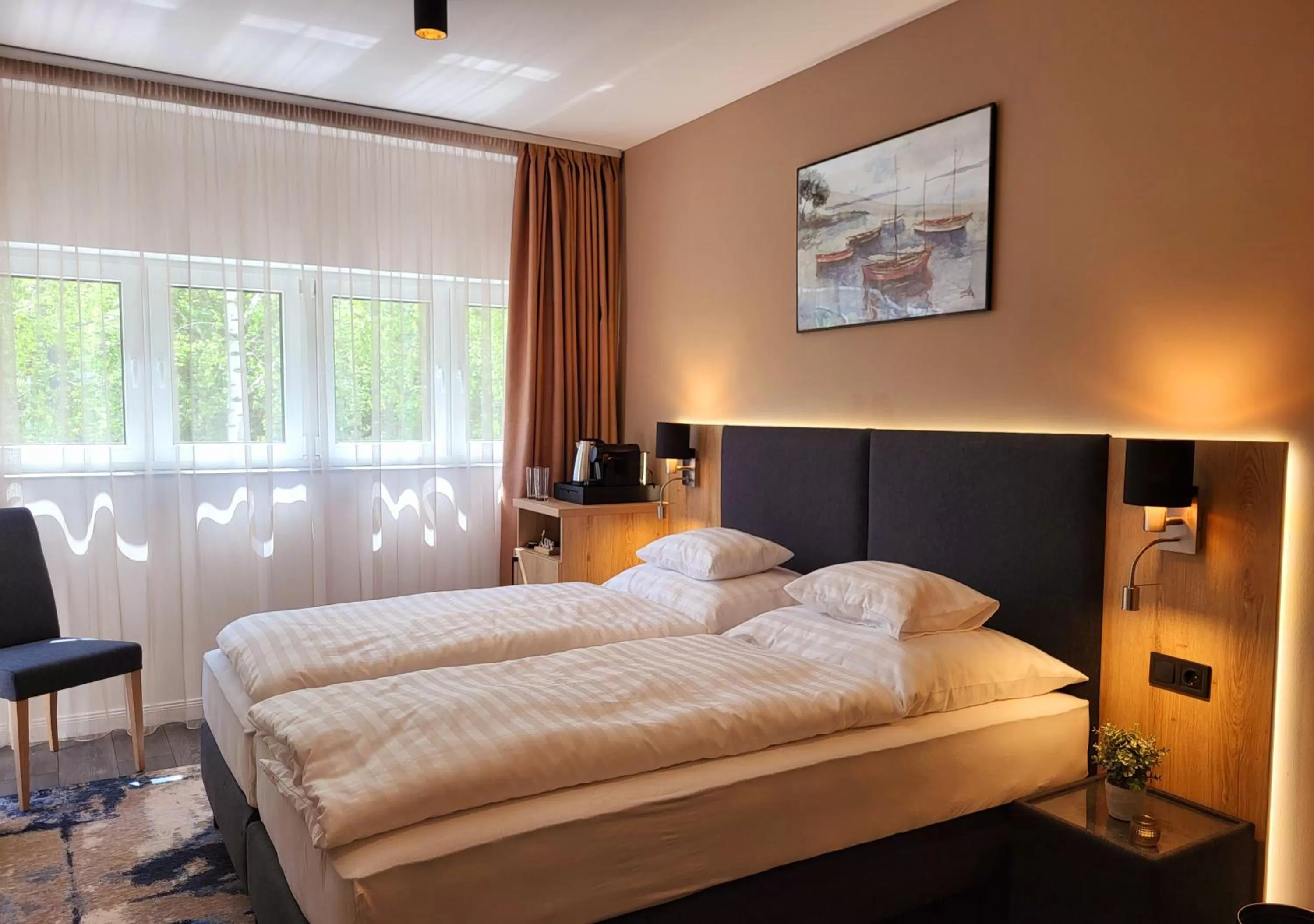 TV and multimedia, Bed in Villa Bauhaus Wellness Apart-Hotel