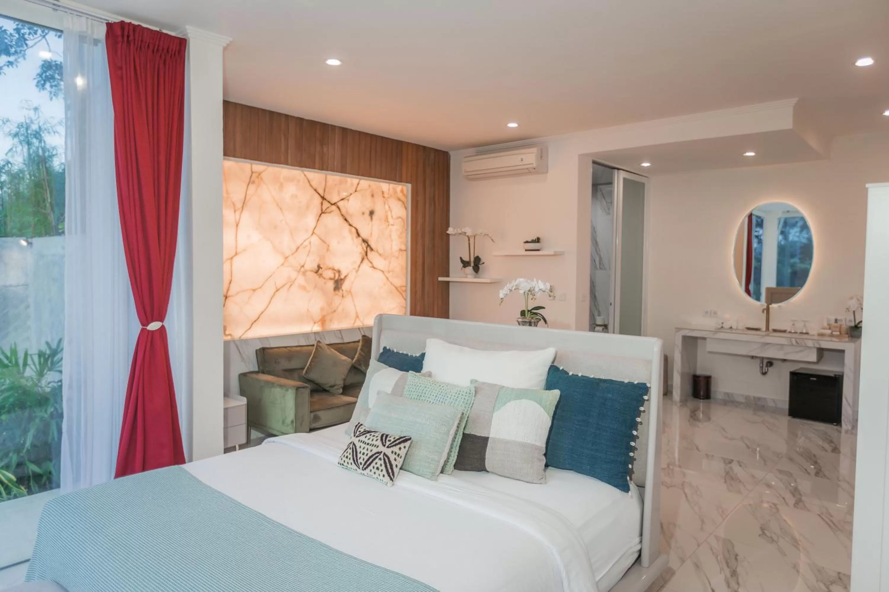 Bed in Villa Cella Bella Ubud