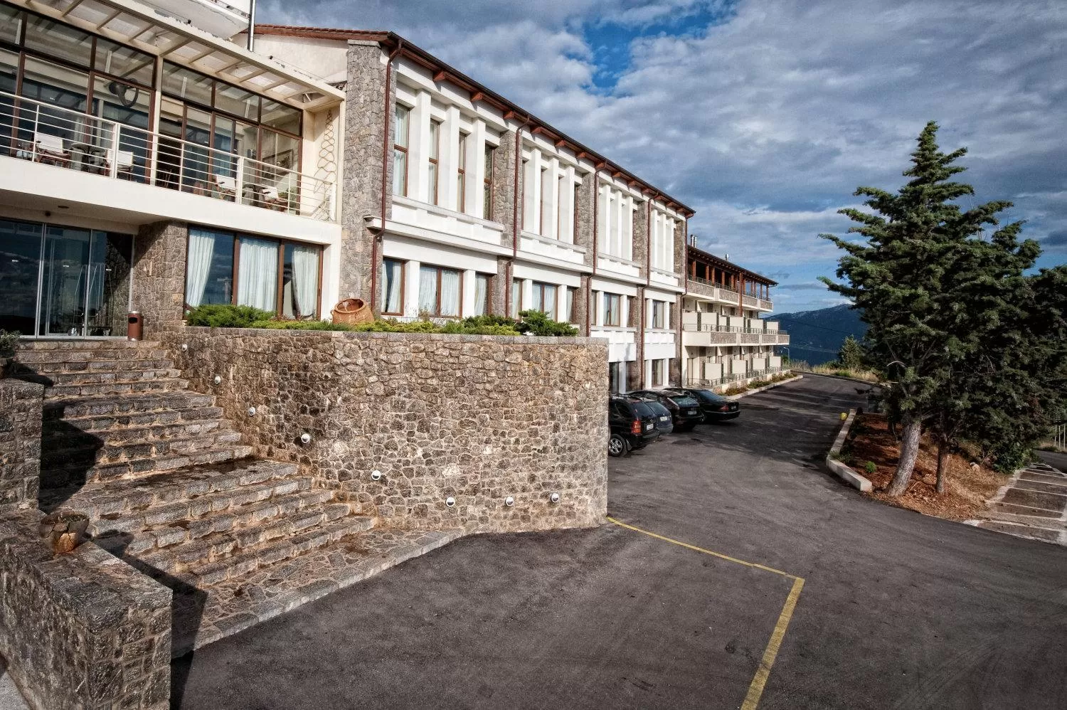 Facade/entrance in Anemolia Mountain Resort