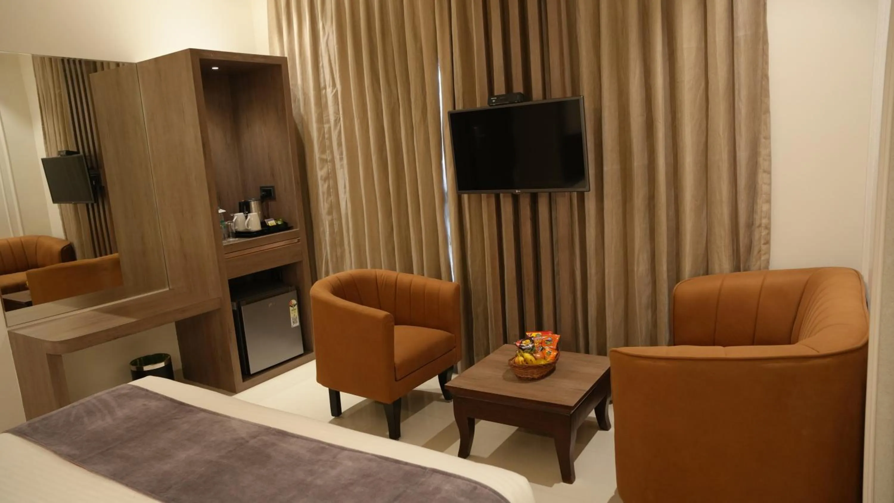 Seating area in Jivanta Shirdi